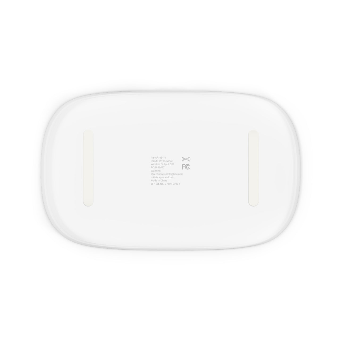 Crimson Reverie | Striking Dark Red UV Phone Sanitizer & Wireless Charging Pad | Multi-Color Design, Kills 99% of Germs, Fits Phones, Keys & Jewelry