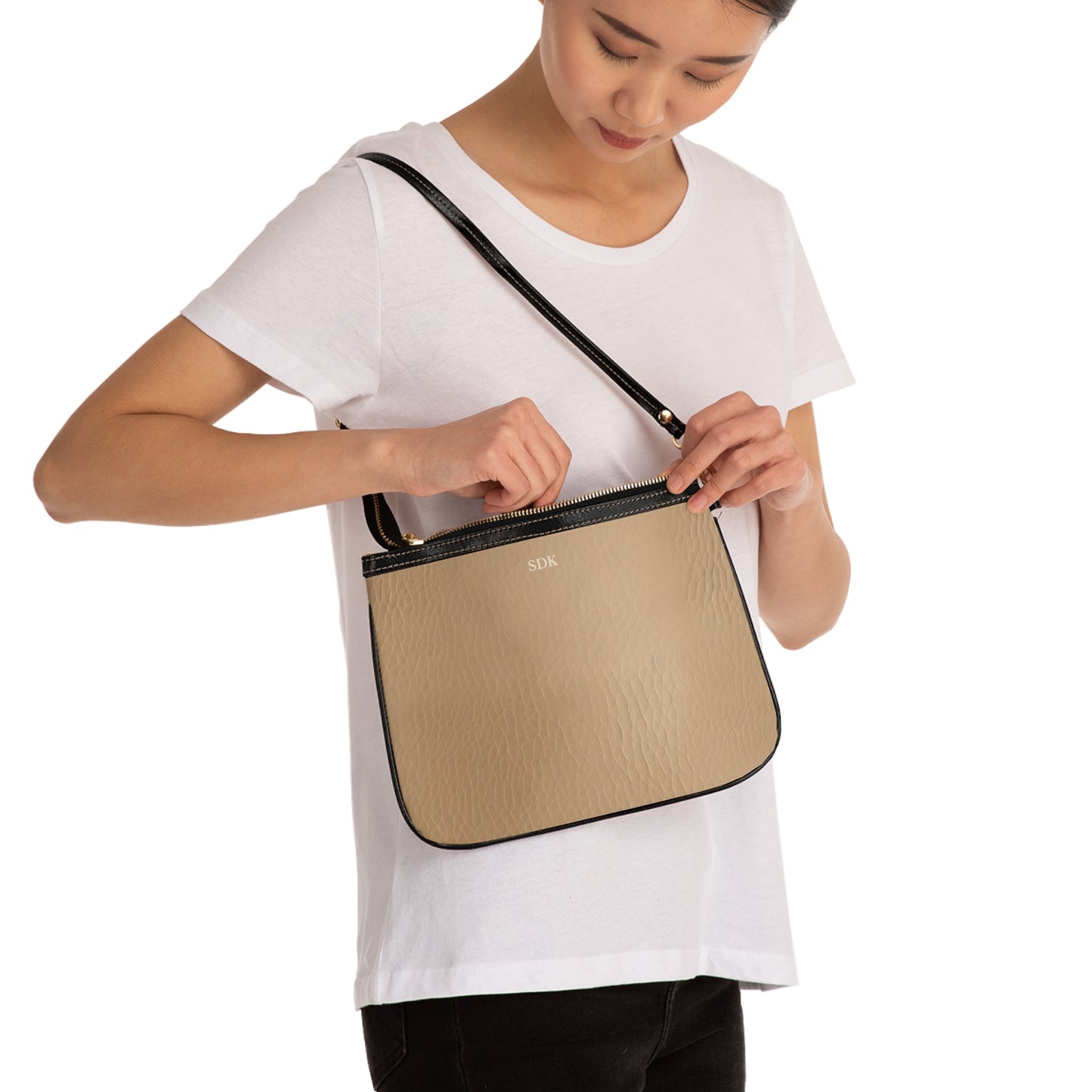 Core Collection: Tawny Reserve | Smooth Tan Faux Leather Small Shoulder Bag | Warm Neutral Essential for Refined Style
