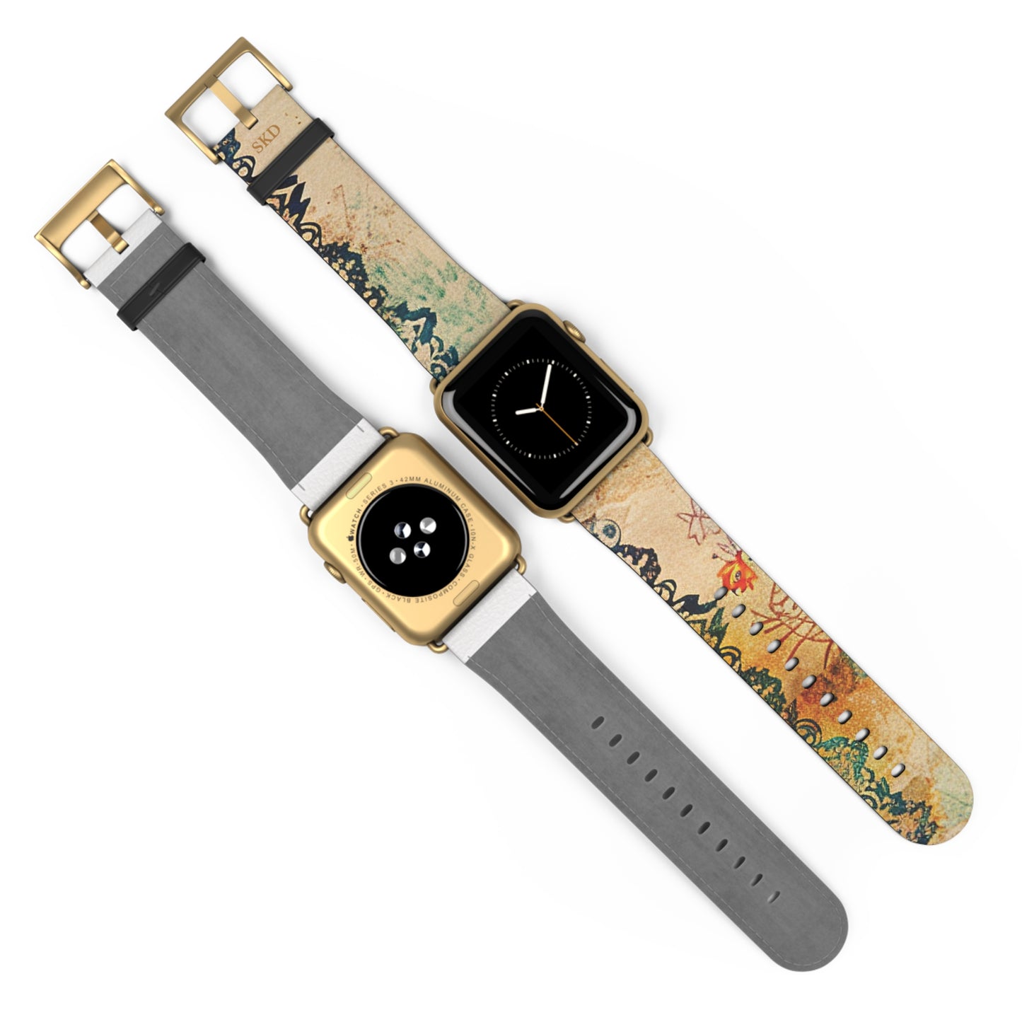 LIMITED EDITION: Timeless Tapestry | Vintage Floral Apple Watch Band (RoHS, REACH & Intertek Certified) | Stainless Steel Buckle, All Series Compatible