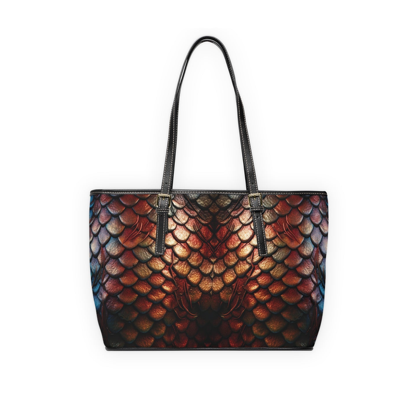 LIMITED EDITION: Enchanting Mystique | Multi-Color Dragon Scale Shoulder Bag | Captivating Elegance for Evening Affairs