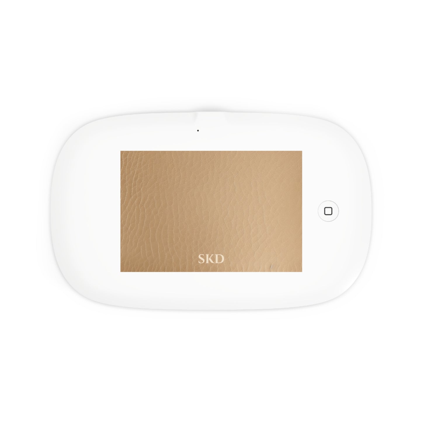 Tawny Reserve | Tan Faux Leather UV Phone Sanitizer & Wireless Charging Pad | Kills 99% of Germs, Fits Phones, Keys & Jewelry
