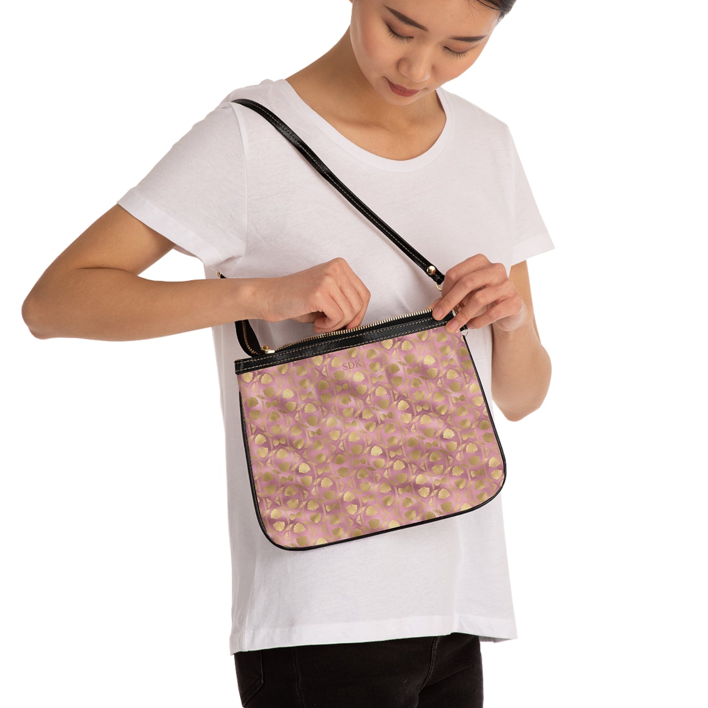 Vault Exclusive: Blush Horizon | Soft Pink Smooth Small Shoulder Bag | Romantic Pastel Beauty for Feminine Charm