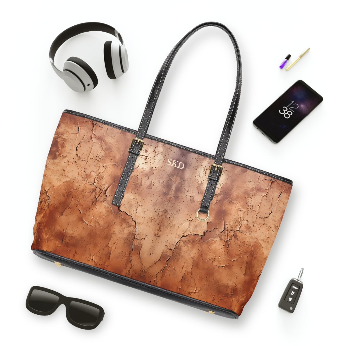 Core Collection: Heritage Luxe | Cognac Brown Faux Leather Shoulder Bag | Classic Sophistication with a Timeless Touch