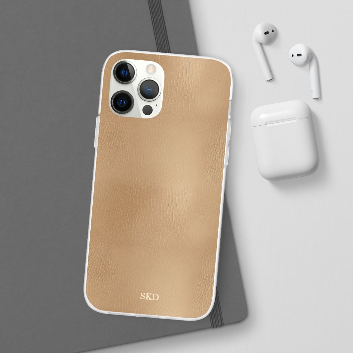 Tawny Reserve | Tan Faux Leather iPhone Case | Timeless Protection with Elevated Style