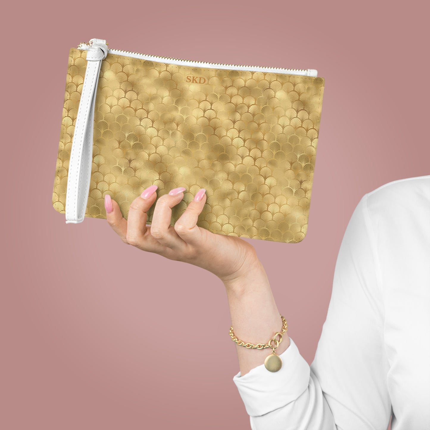 Collector's Vault: Gold Horizon | Metallic Gold Smooth Clutch Bag | Sunlit Glamour for Every Celebration