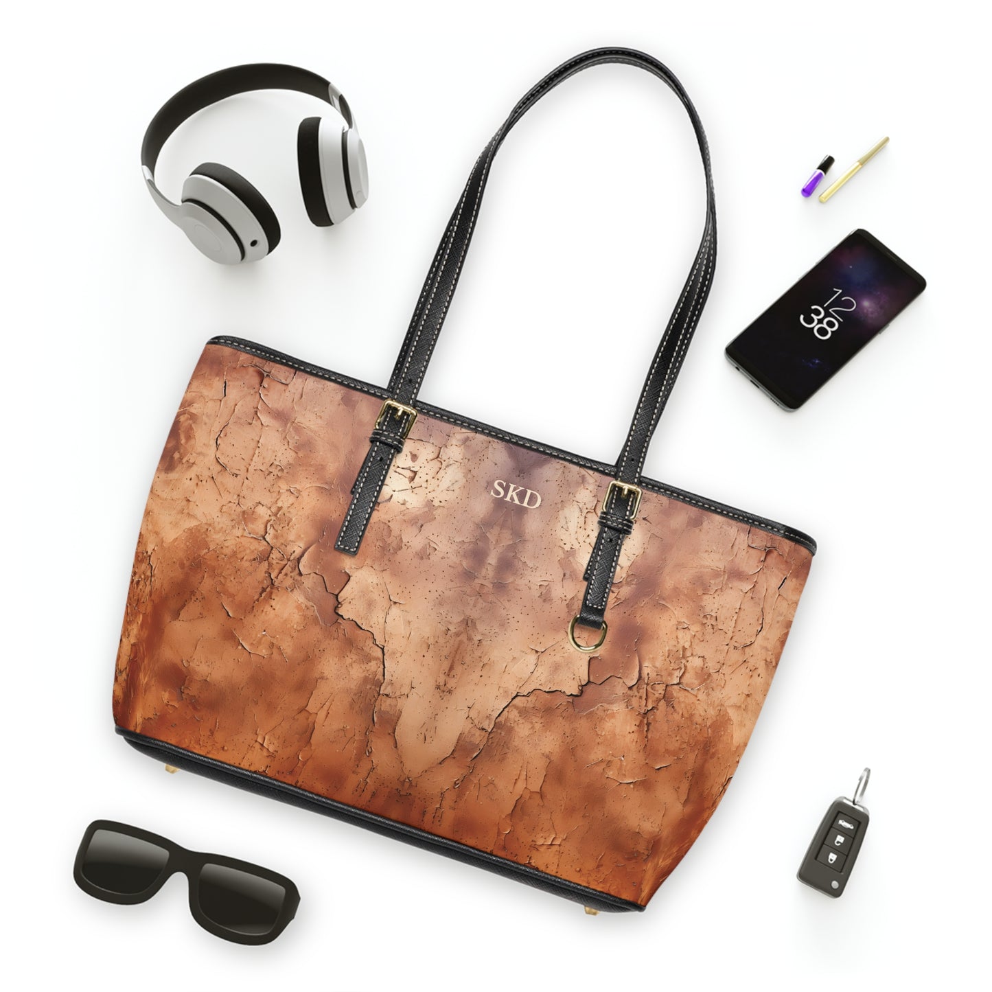 Heritage Luxe | Cognac Brown Faux Leather Shoulder Bag | Classic Sophistication with a Timeless Touch
