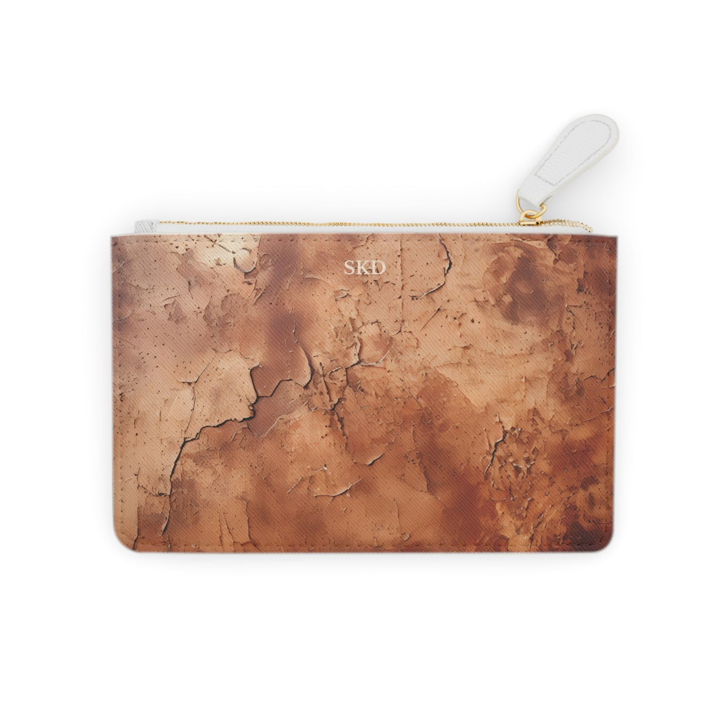 Heritage Luxe | Cognac Brown Faux Leather Mini Clutch Bag | Classic Sophistication with a Timeless Touch