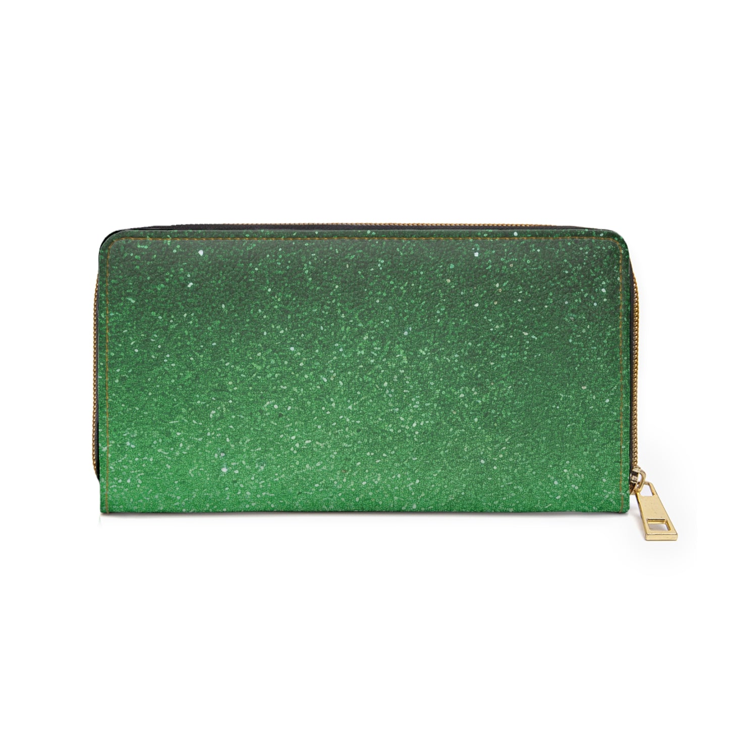 LIMITED EDITION: Emerald Enchantment | Shimmering Fairytale Zipper Wallet | Radiant Sophistication in Every Shade of Courage