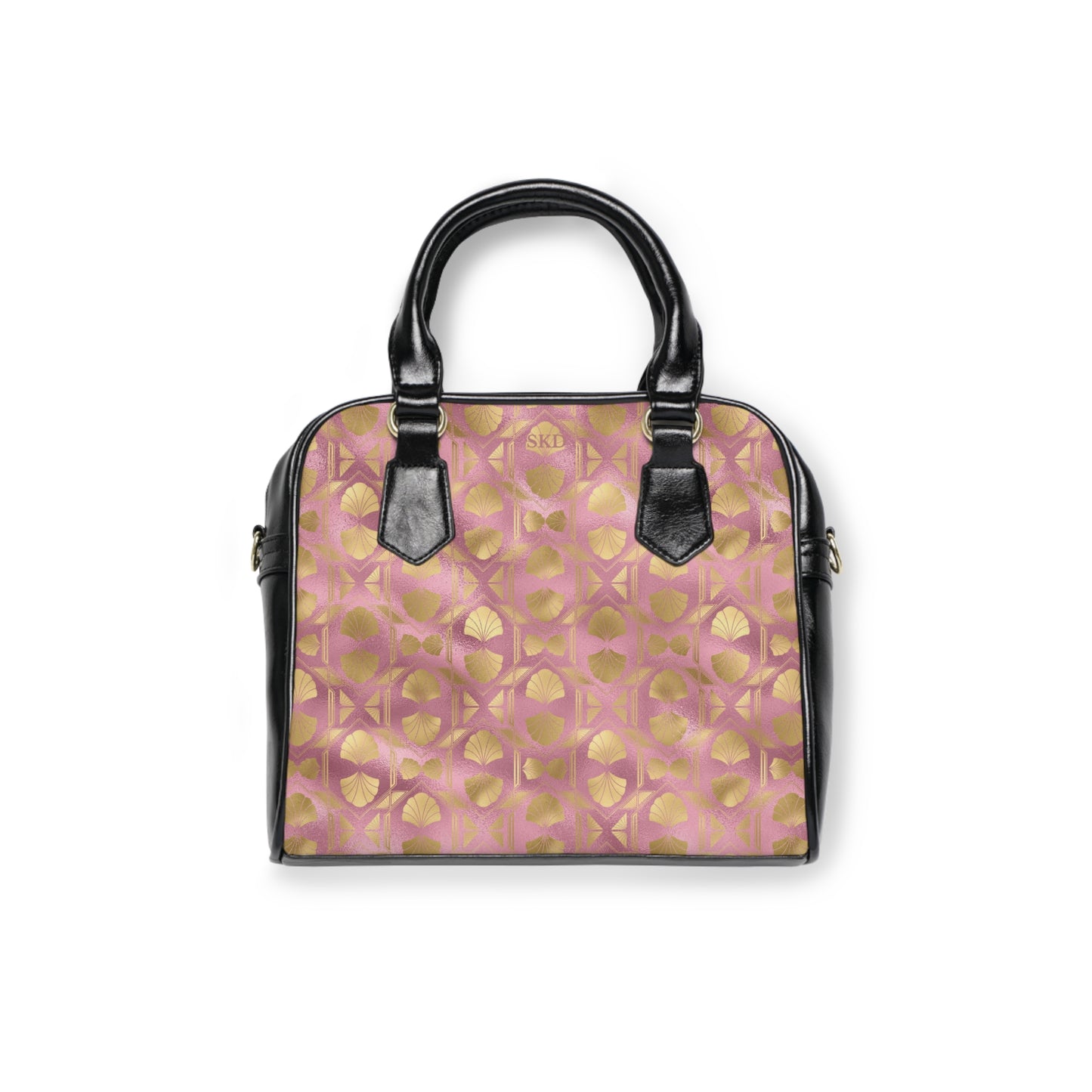 Collector’s Vault: Blush Horizon | Pink & Gold Artistry Handbag | Timeless Elegance for the Discerning Collector