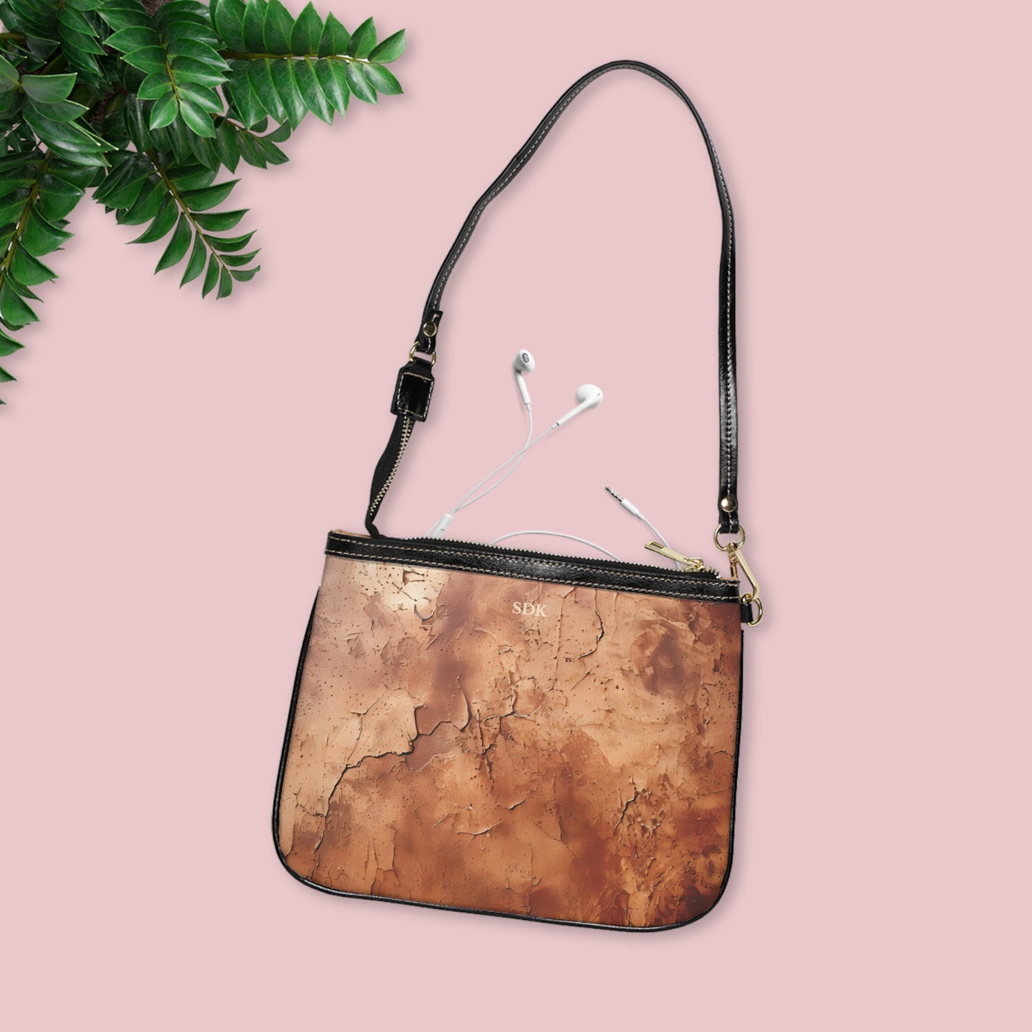 Core Collection: Heritage Luxe | Cognac Brown Faux Leather Small Shoulder Bag | Classic Sophistication with a Timeless Touch