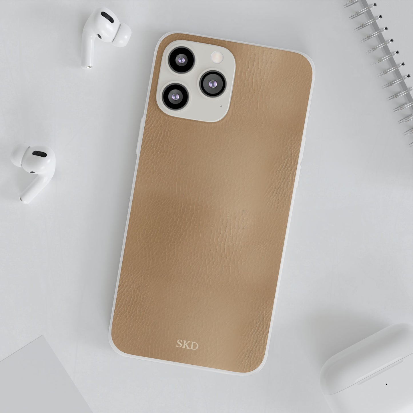 Tawny Reserve | Tan Faux Leather iPhone Case | Timeless Protection with Elevated Style
