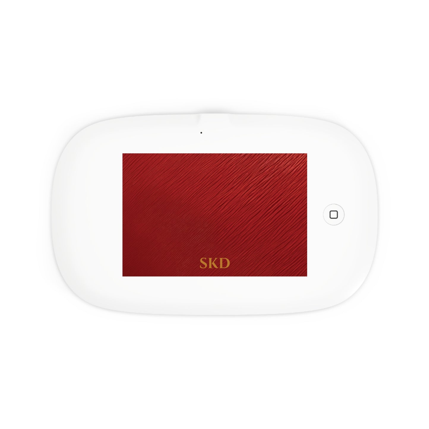 Crimson Reverie | Striking Dark Red UV Phone Sanitizer & Wireless Charging Pad | Multi-Color Design, Kills 99% of Germs, Fits Phones, Keys & Jewelry