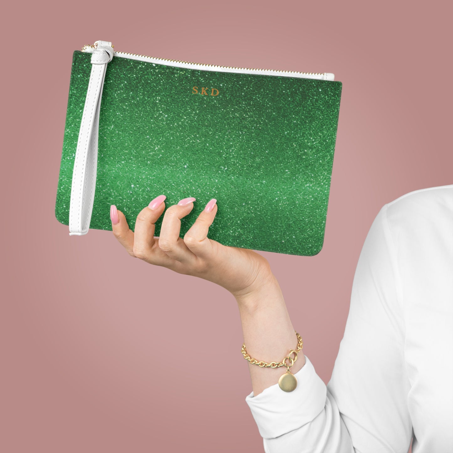 LIMITED EDITION: Emerald Enchantment | Shimmering Fairytale Clutch Bag | Radiant Sophistication in Every Shade of Courage