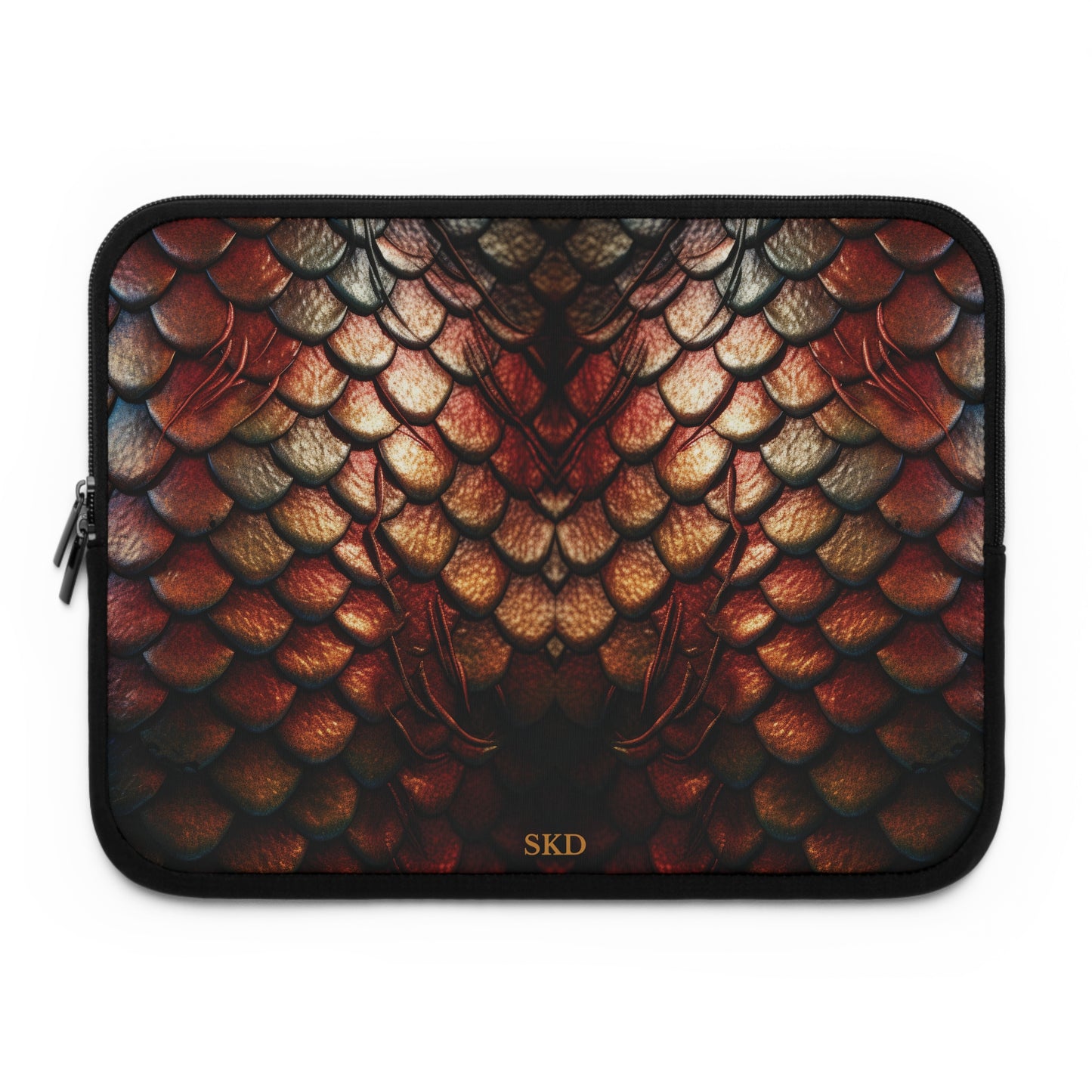 LIMITED EDITION: Enchanting Mystique | Luxurious Multi-Color Dragon Scale Laptop Sleeve | Protective Case for Showpiece Collectors