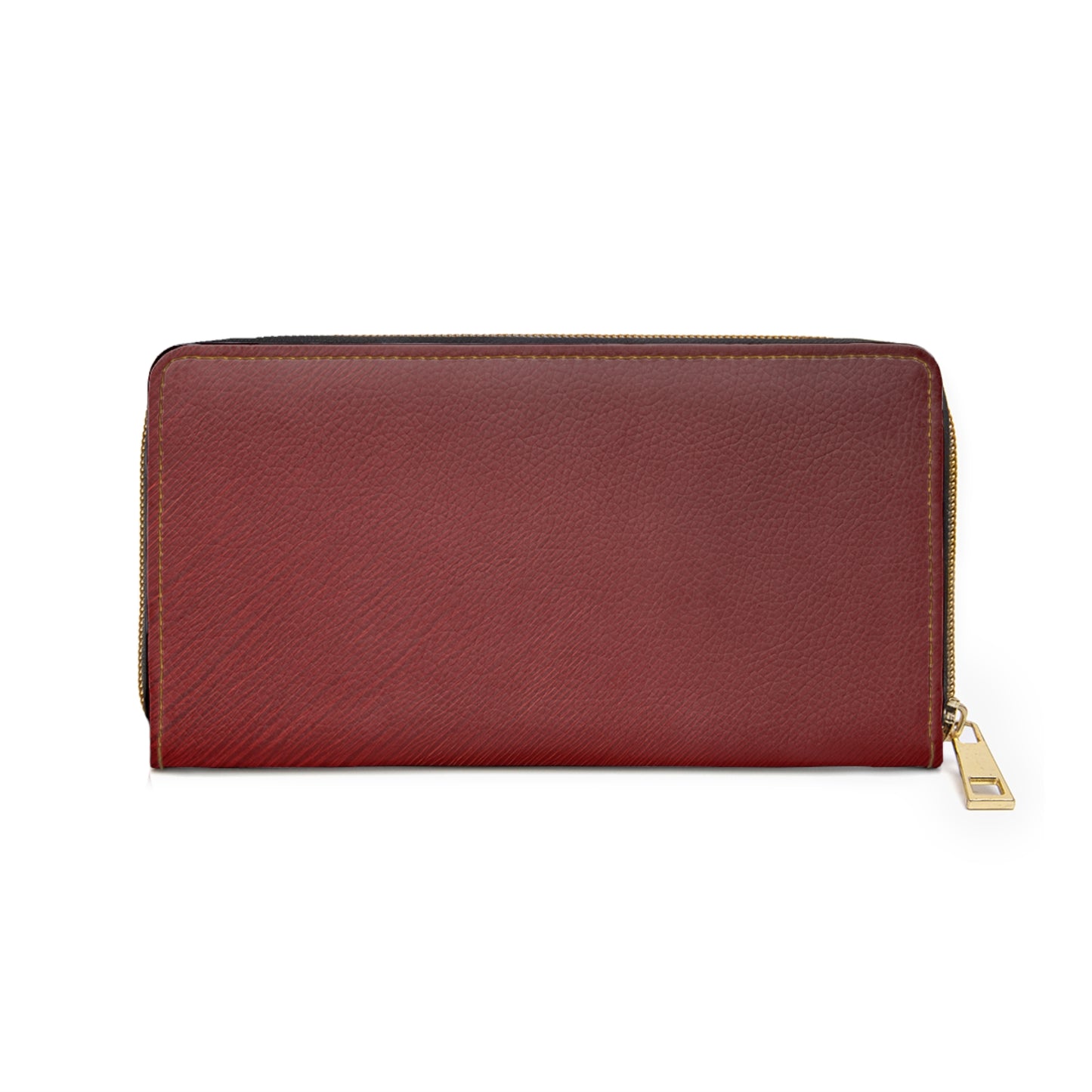 Core Collection: Crimson Reverie | Deep Alluring Red Zipper Wallet | Elegant Statement Piece for Evening Glamour