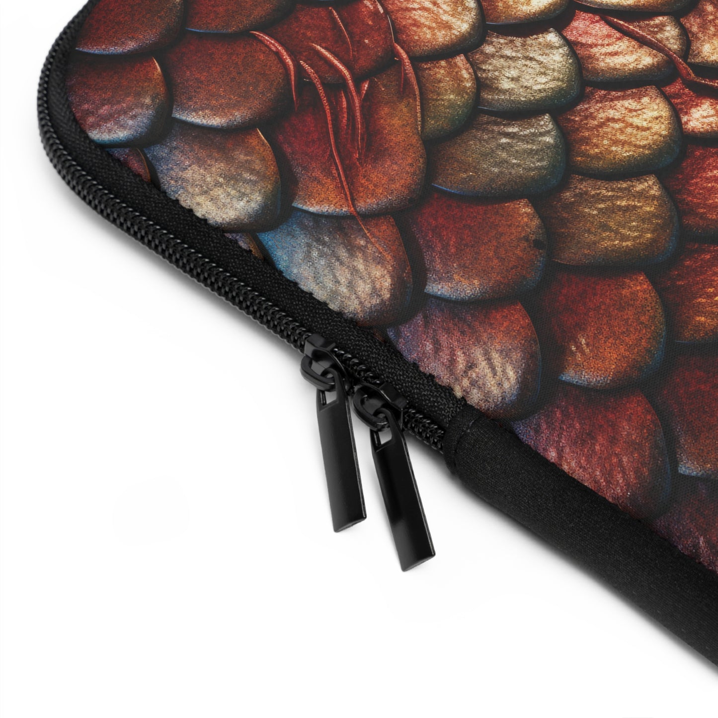 LIMITED EDITION: Enchanting Mystique | Luxurious Multi-Color Dragon Scale Laptop Sleeve | Protective Case for Showpiece Collectors