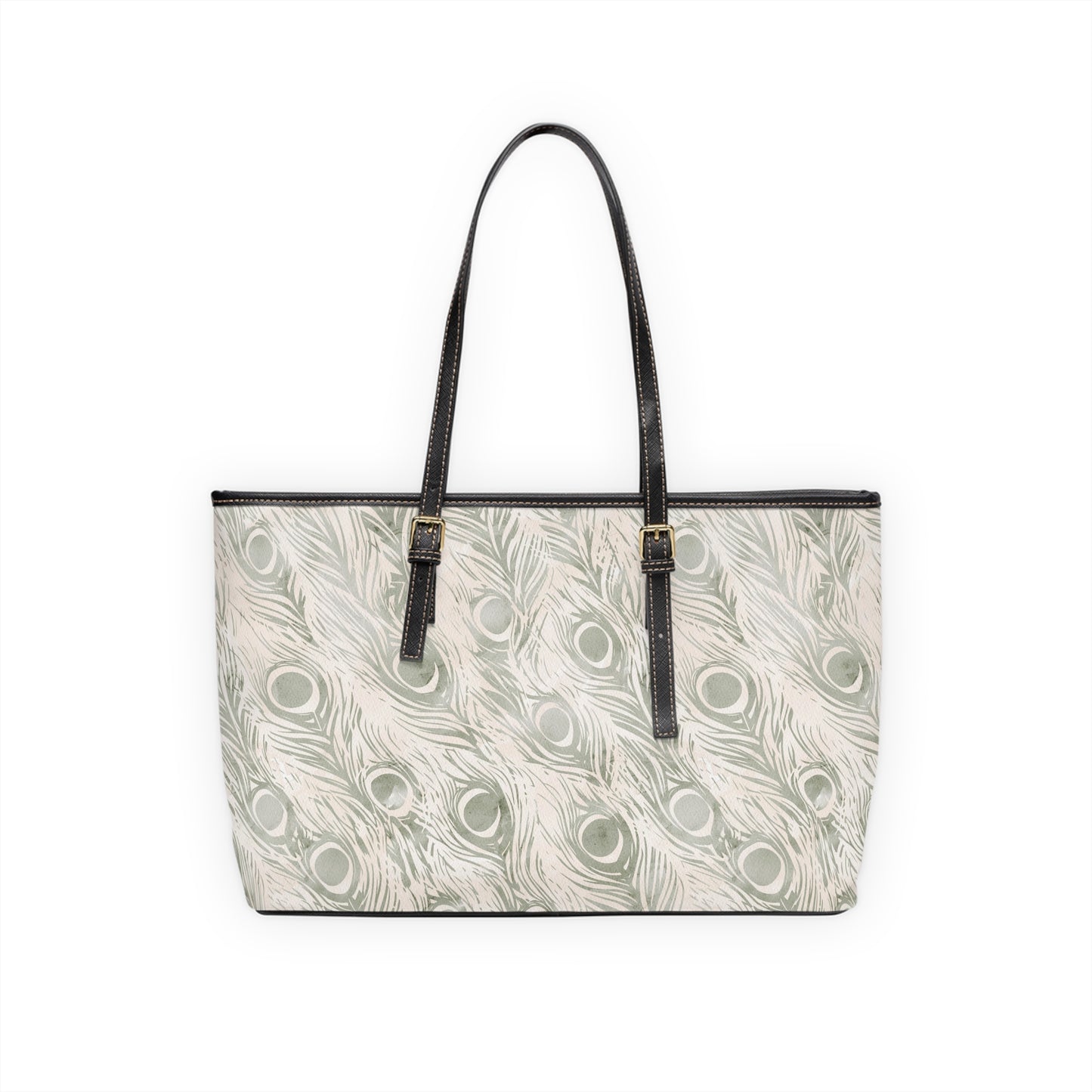 Vault Exclusive: Snowy Plume | White Feather-Patterned Shoulder Bag | Pristine Beauty for Winter & Bridal Occasions