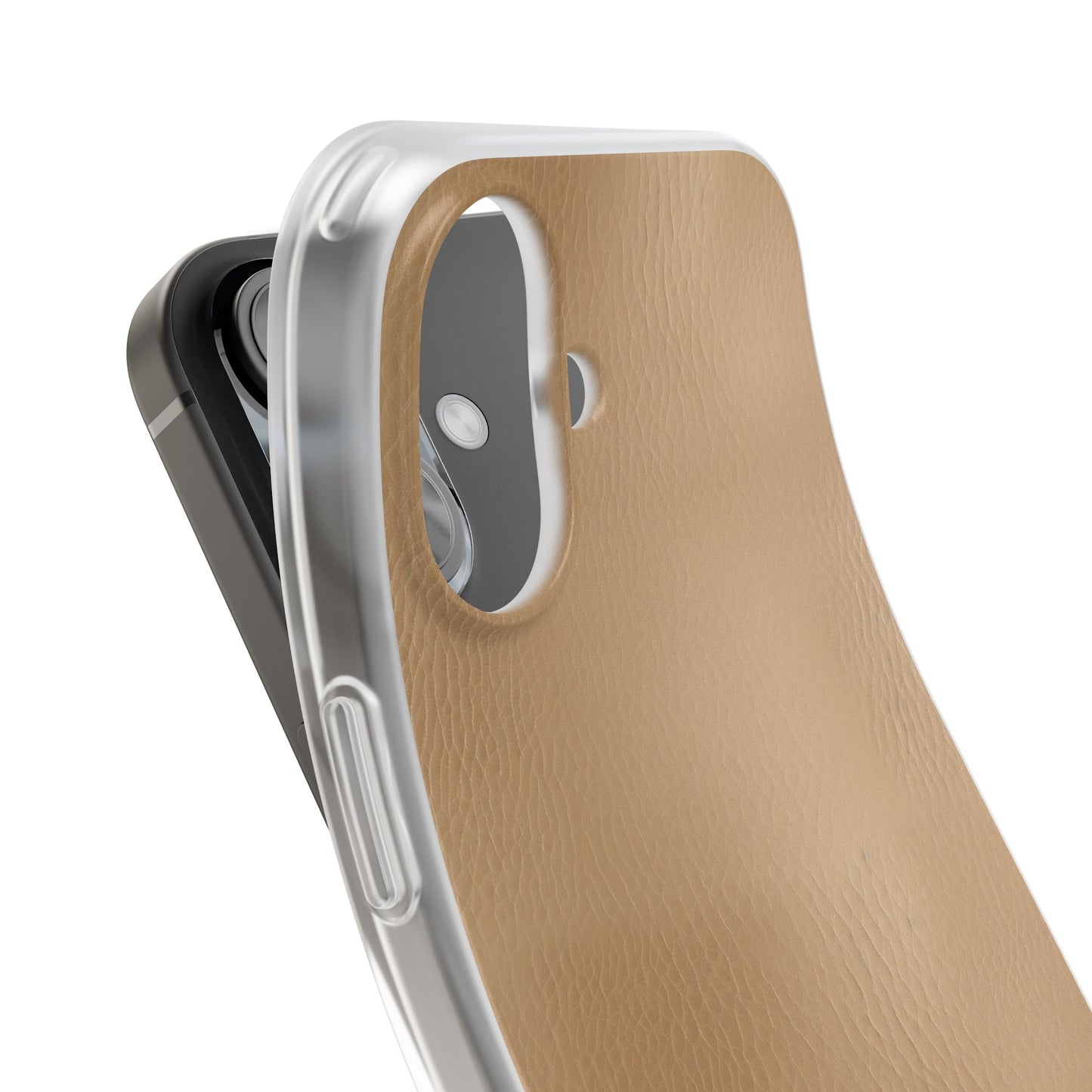 Tawny Reserve | Tan Faux Leather iPhone Case | Timeless Protection with Elevated Style