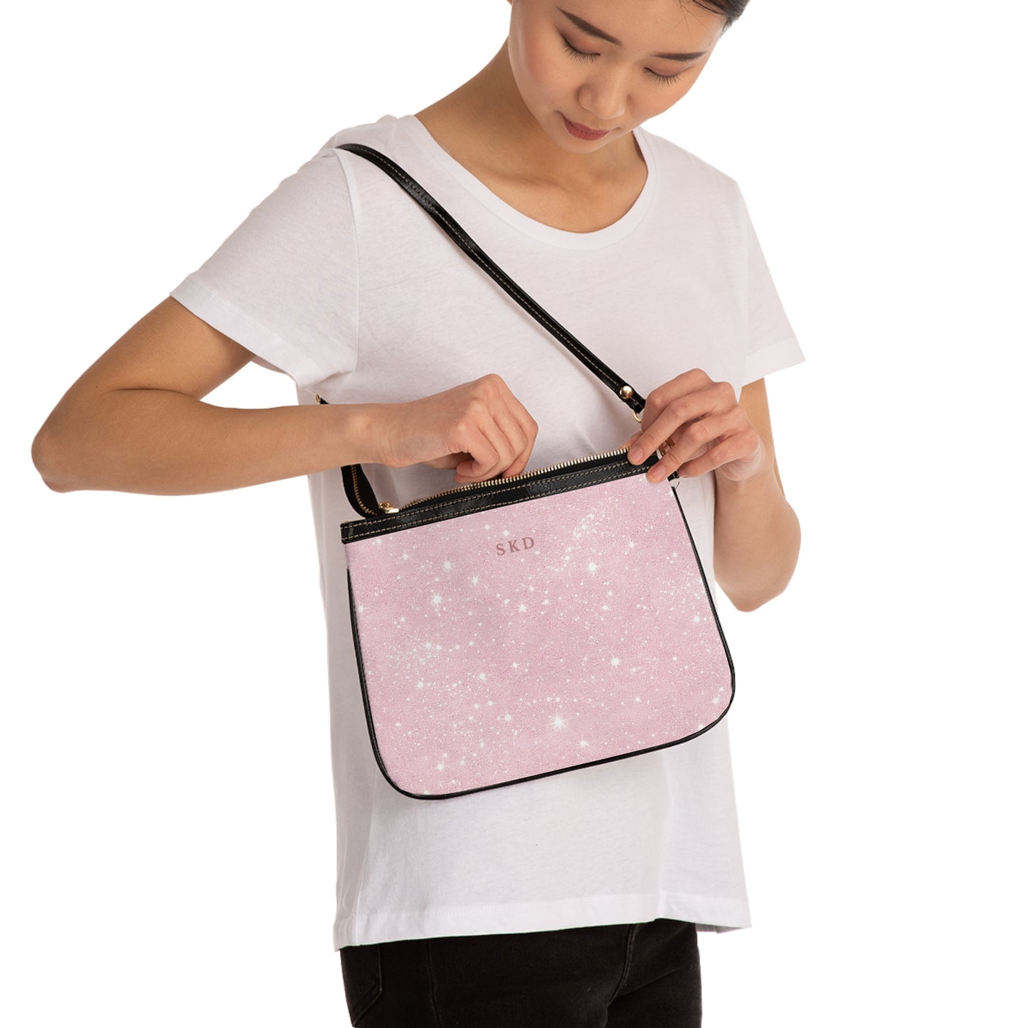 LIMITED EDITION: Stardust Enchantment | Luminous Rose Shoulder Bag | Radiant Grace From The Light Within