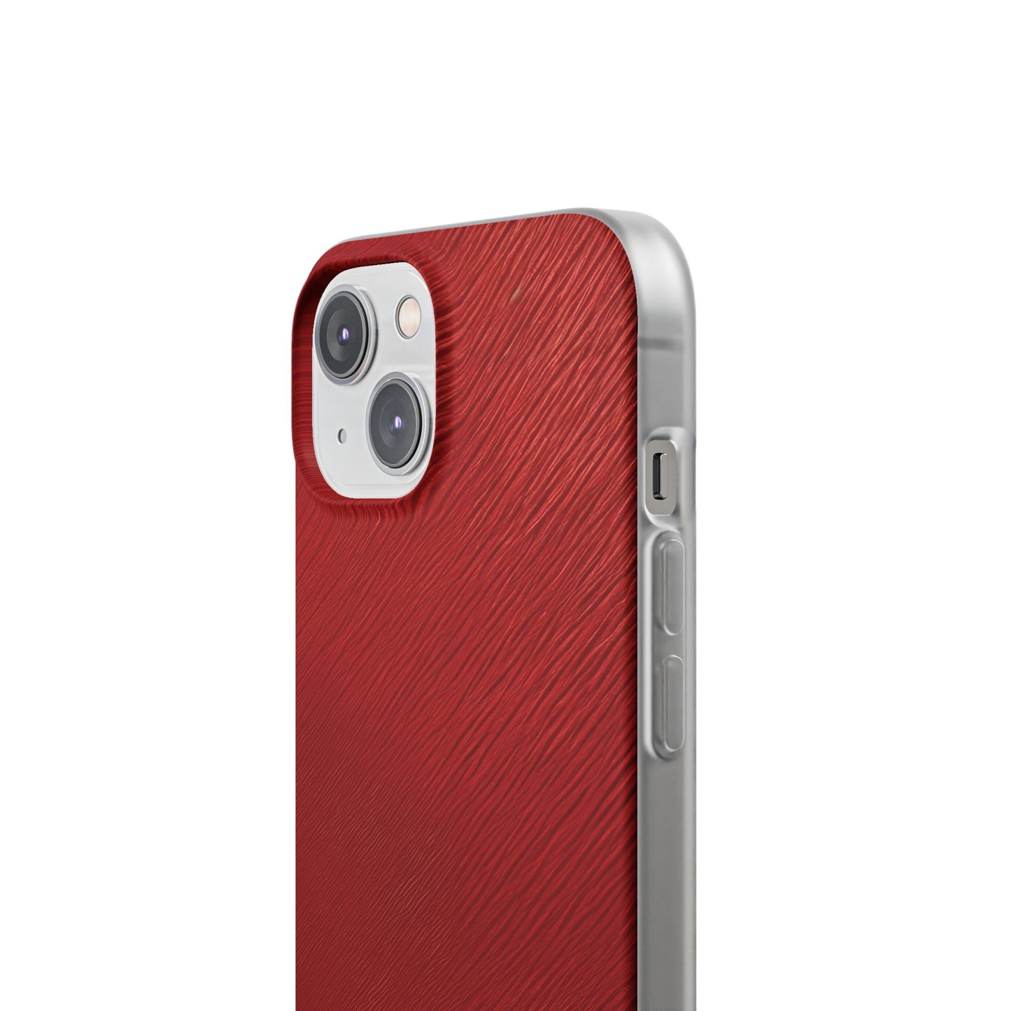 Crimson Reverie | Striking Dark Red iPhone Case | Shock-Absorbing TPU Protective Cover, Slim & Wireless Charging Compatible – Unique Tech Gift for All iPhone Sizes