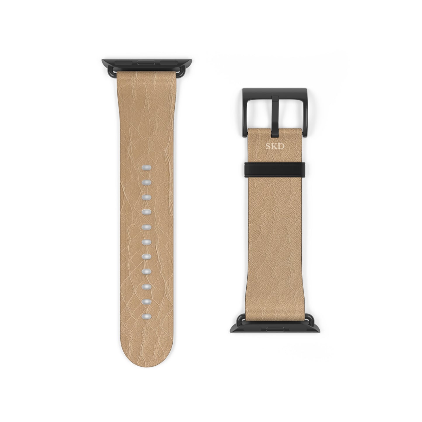Tawny Reserve | Tan Faux Leather Luxe Apple Watch Strap, RoHS, REACH & Intertek Certified | Where Timeless Style Meets Everyday Utility