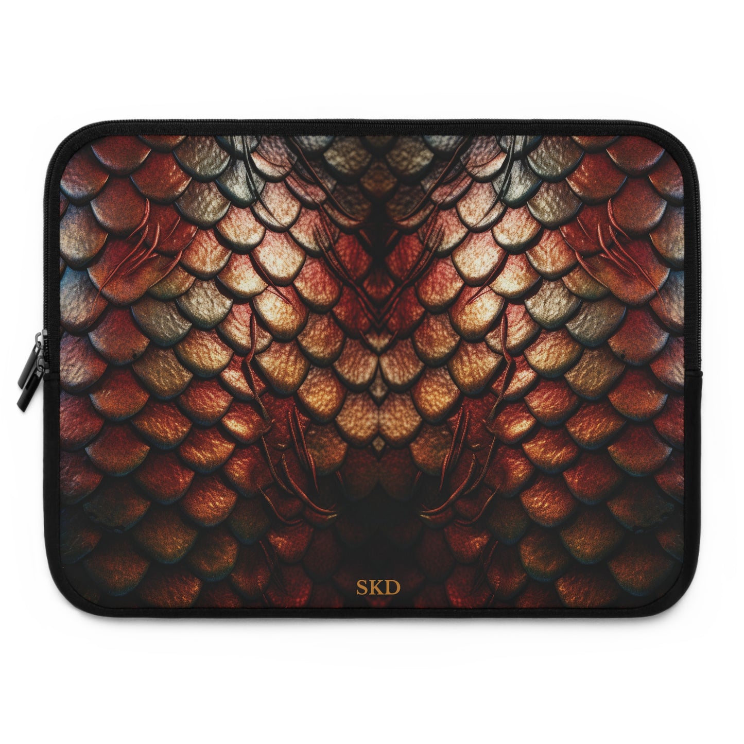 LIMITED EDITION: Enchanting Mystique | Luxurious Multi-Color Dragon Scale Laptop Sleeve | Protective Case for Showpiece Collectors