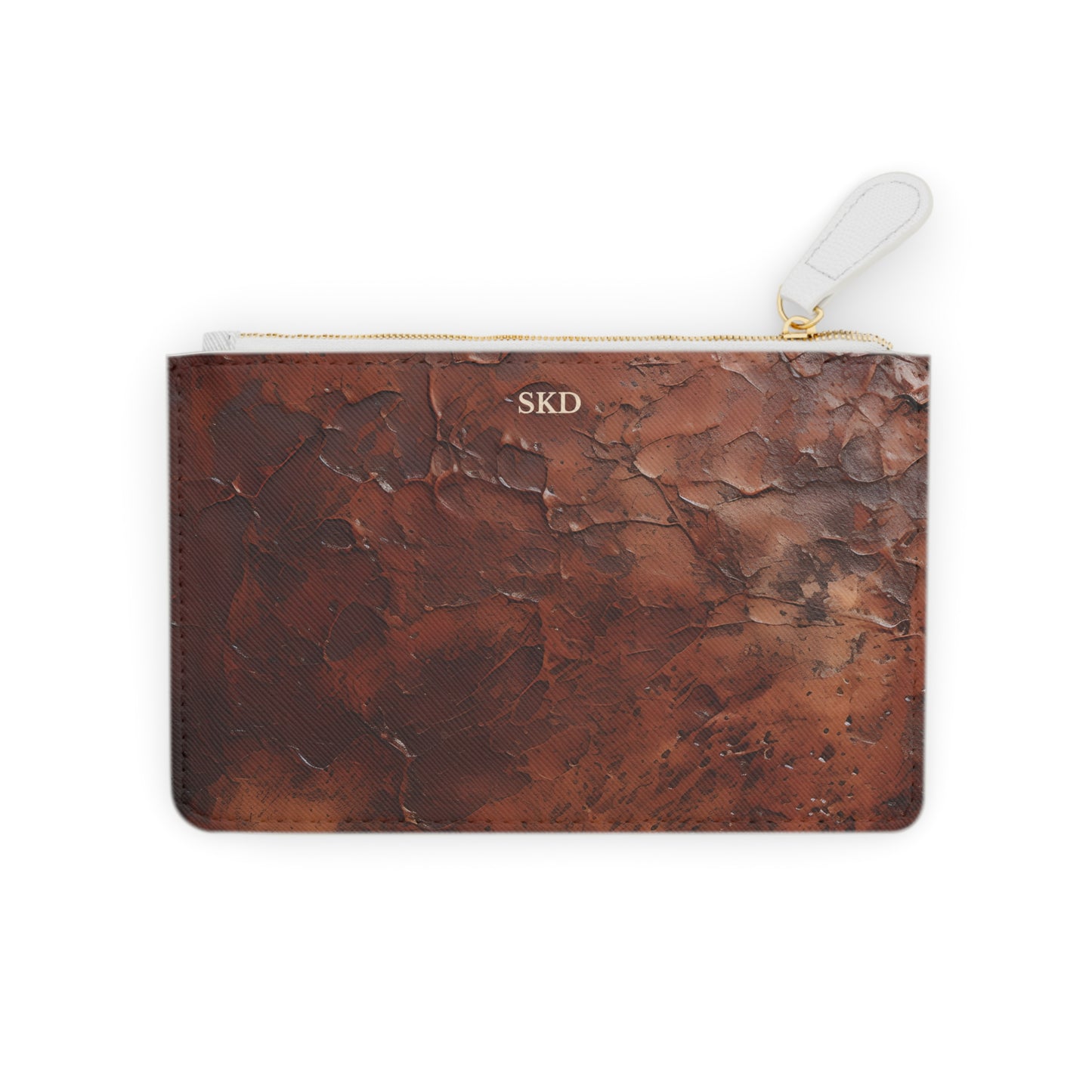 Collector's Vault: Monarch Dynasty | Deep Earth Patina Mini Clutch Bag | Regal Statement for Distinctive Taste
