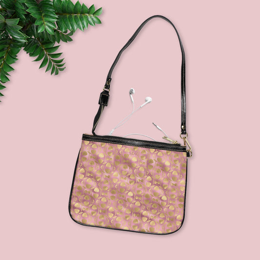 Vault Exclusive: Blush Horizon | Soft Pink Smooth Small Shoulder Bag | Romantic Pastel Beauty for Feminine Charm