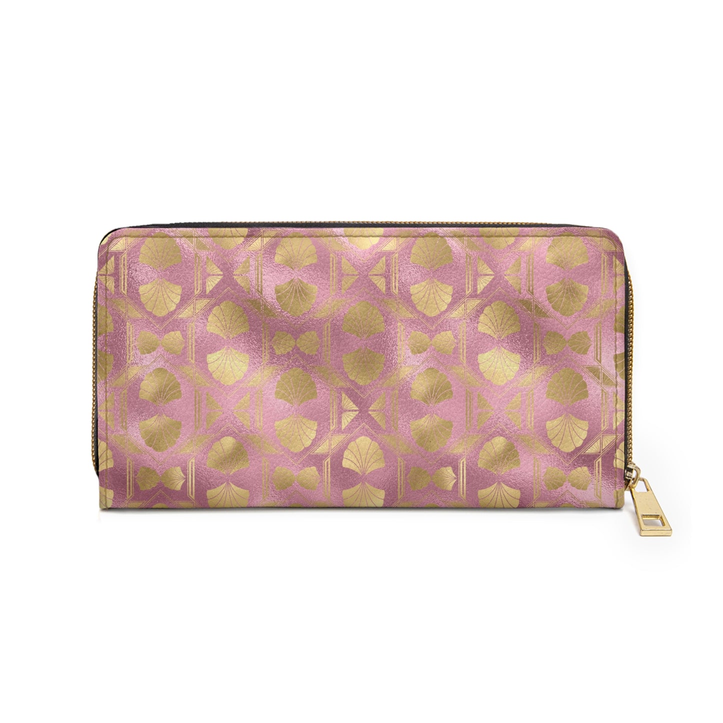 Vault Exclusive: Blush Horizon | Soft Pink Smooth Zipper Wallet | Romantic Pastel Beauty for Feminine Charm