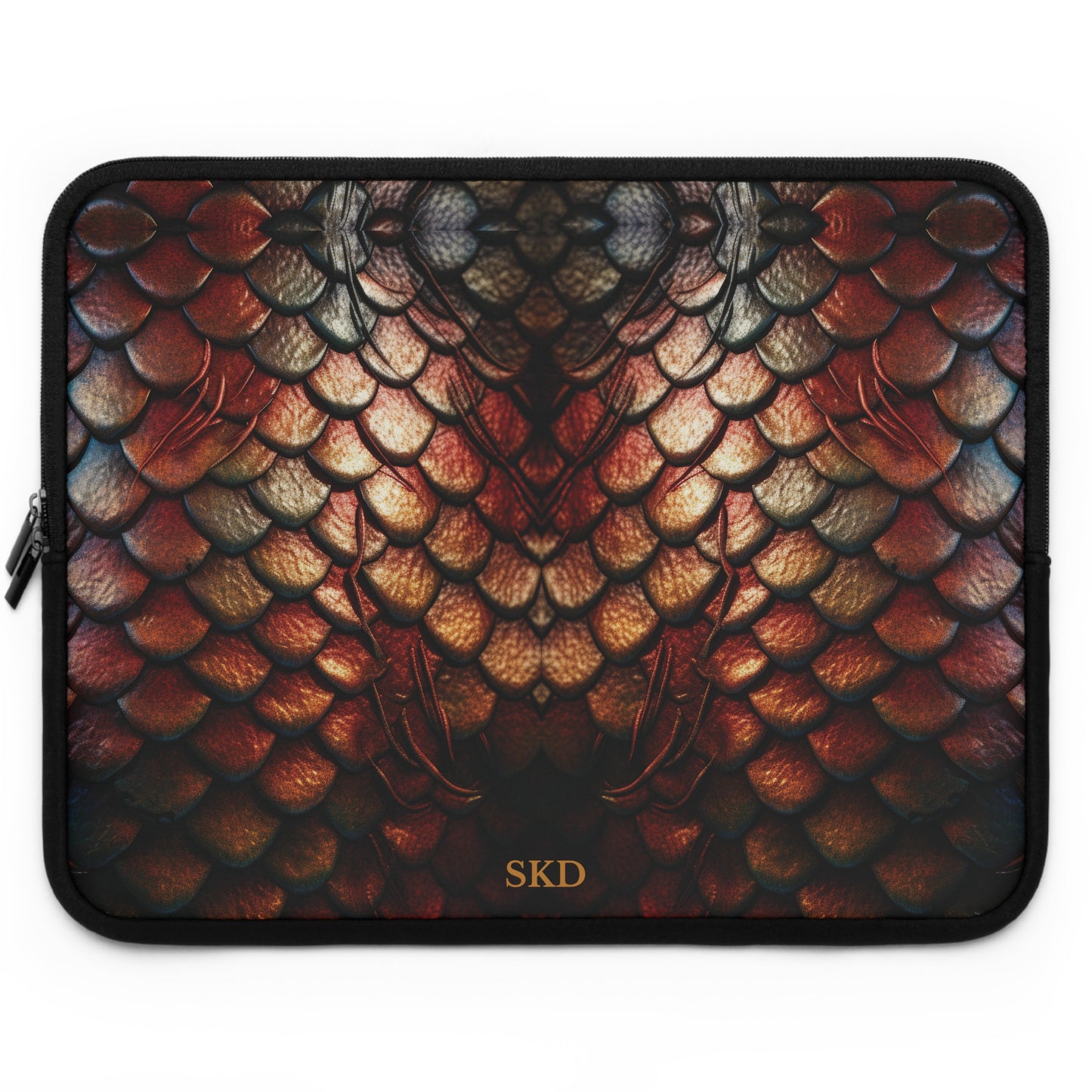 LIMITED EDITION: Enchanting Mystique | Luxurious Multi-Color Dragon Scale Laptop Sleeve | Protective Case for Showpiece Collectors