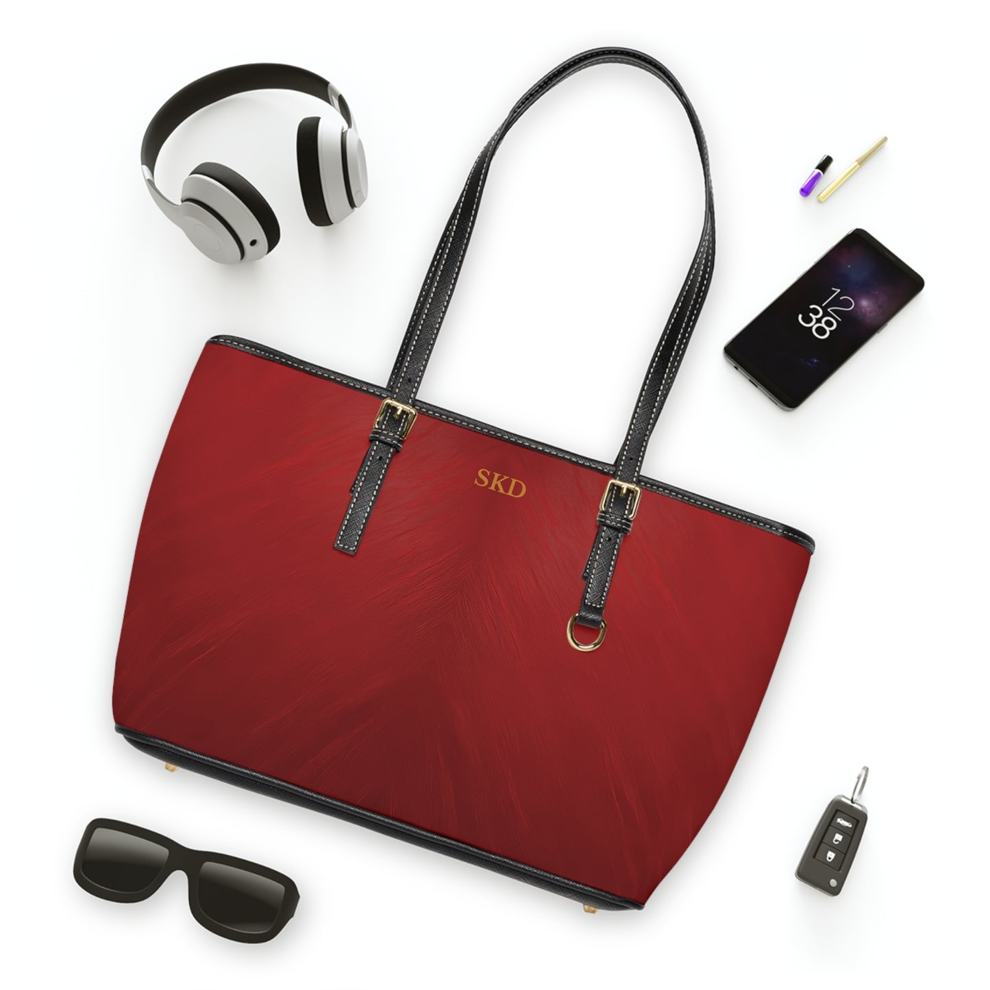 Crimson Reverie | Deep Alluring Red Shoulder Bag | Elegant Statement Piece for Evening Glamour