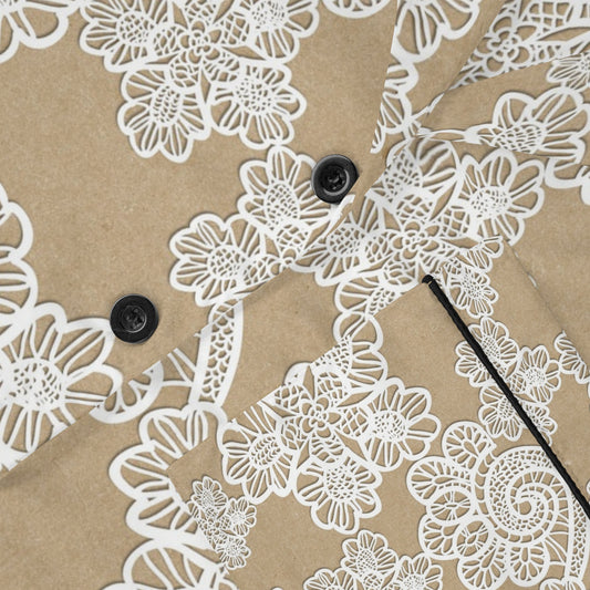 Satin Lace - Pattern Pajamas for Women | Soft, Elegant Sleepwear with Drawstring Waist - Signature Keepsake Designs