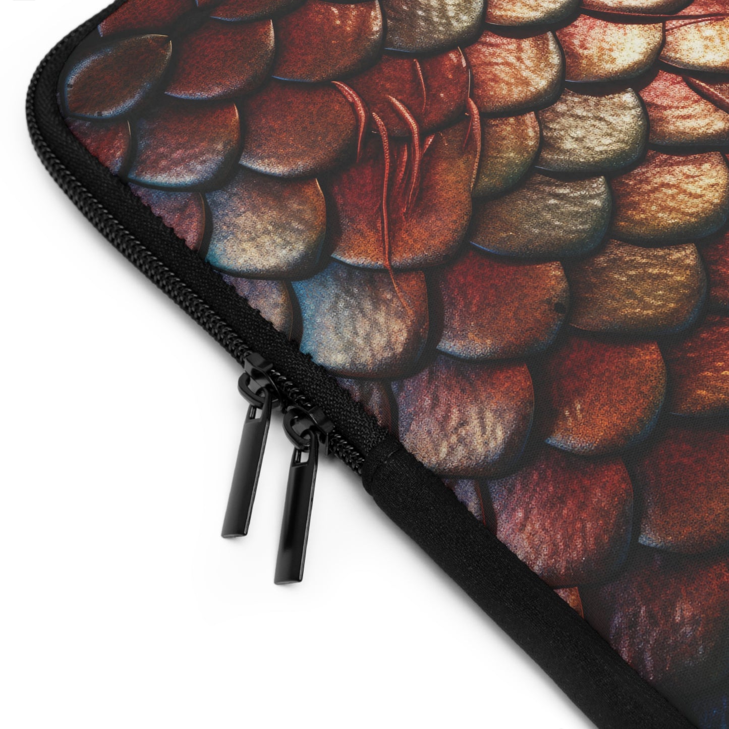 LIMITED EDITION: Enchanting Mystique | Luxurious Multi-Color Dragon Scale Laptop Sleeve | Protective Case for Showpiece Collectors