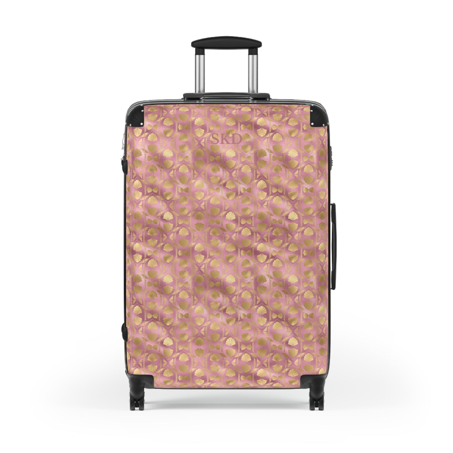 Collector's Vault: Blush Horizon | Soft Pink Smooth Suitcase with Built-In Lock and Durable Protection | Romantic Pastel Beauty for Enduring Vacation Essential