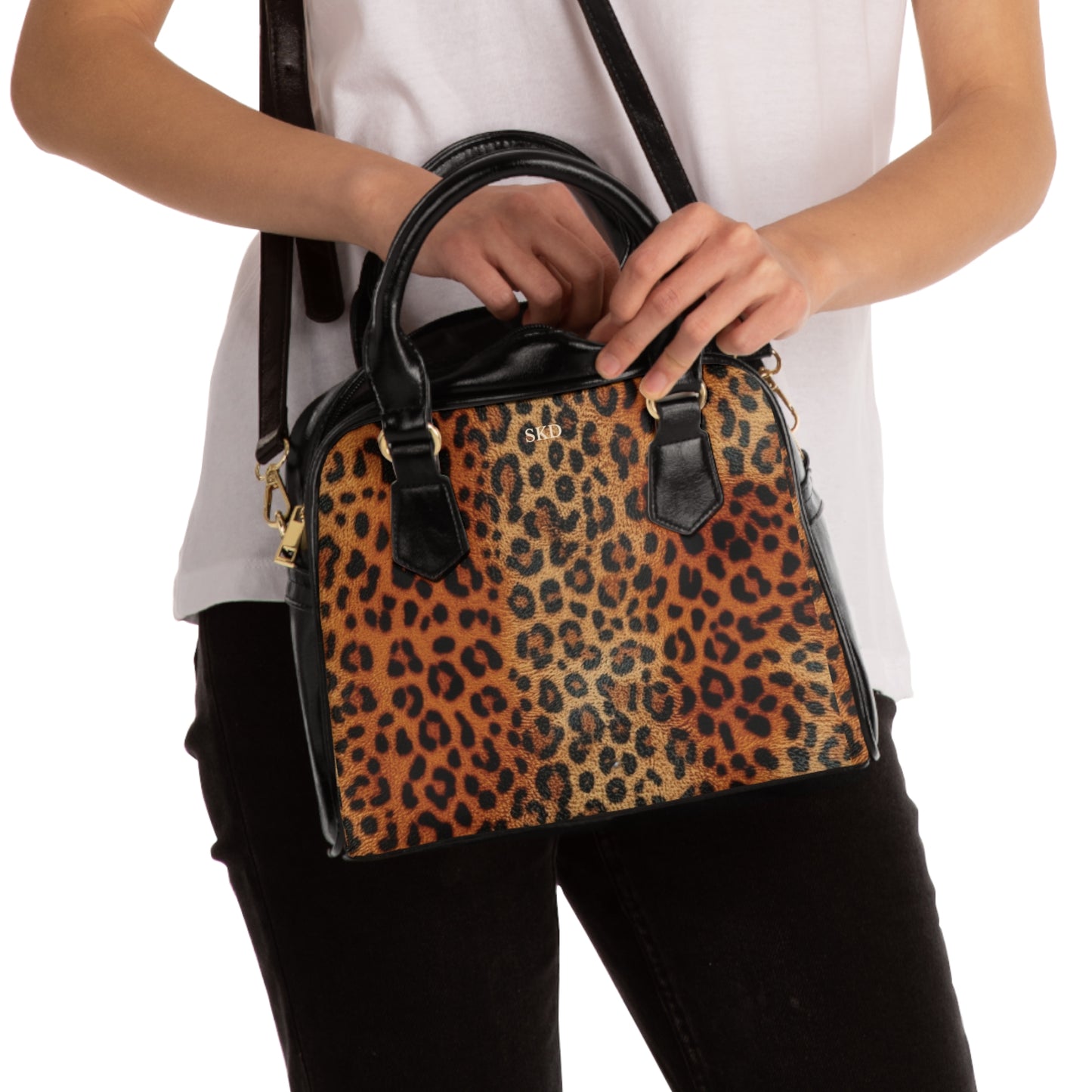 Core Collection: Elysian Safari | Leopard Faux Leather Handbag | Timeless Glamour with a Wild Edge