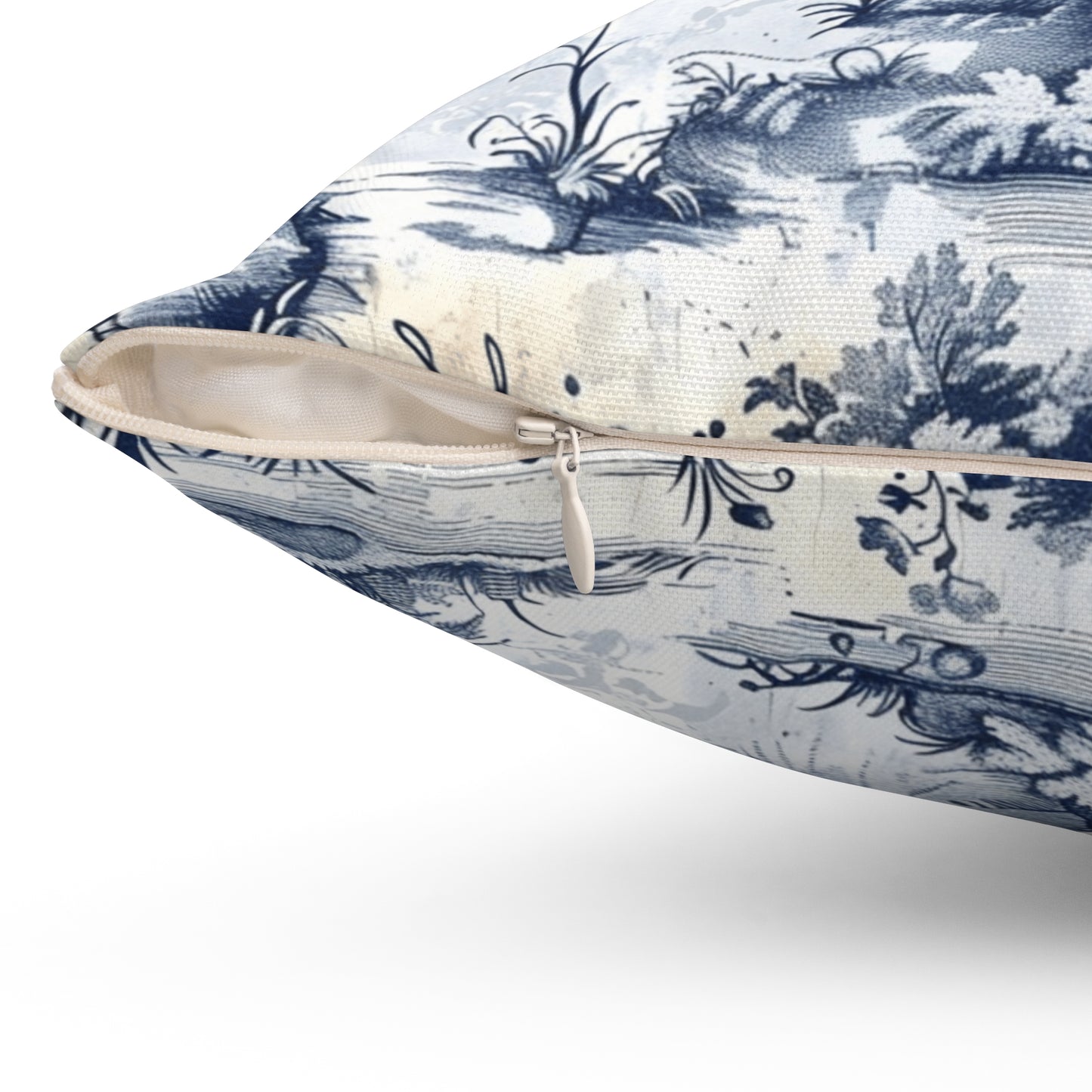 French Chateau Custom Spun Polyester Square Pillow – Stylish Double-Sided Home Décor Accent for a Personalized Touch