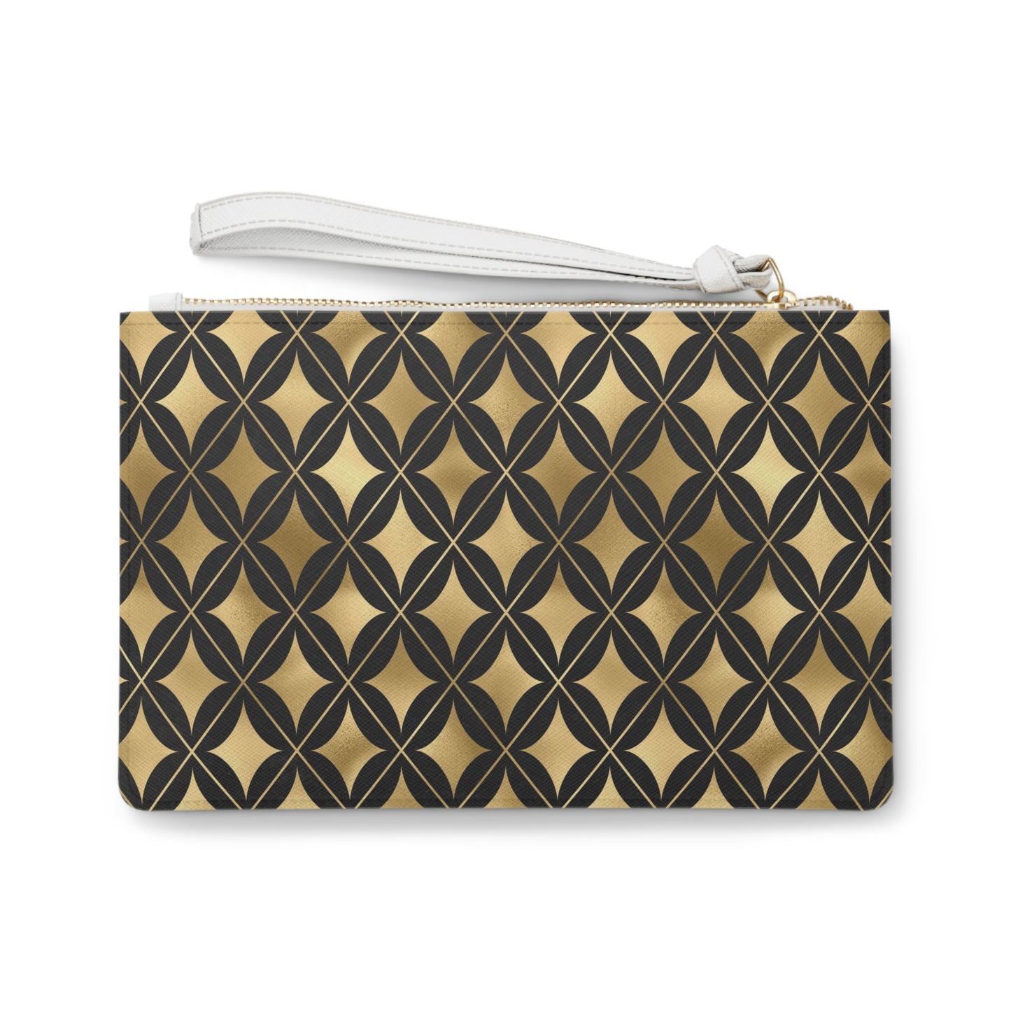 Collector's Vault: Prestige Legacy | Black & Gold Diamond Clutch Bag | Luxurious and Enduring Gift for Sophisticated Ladies