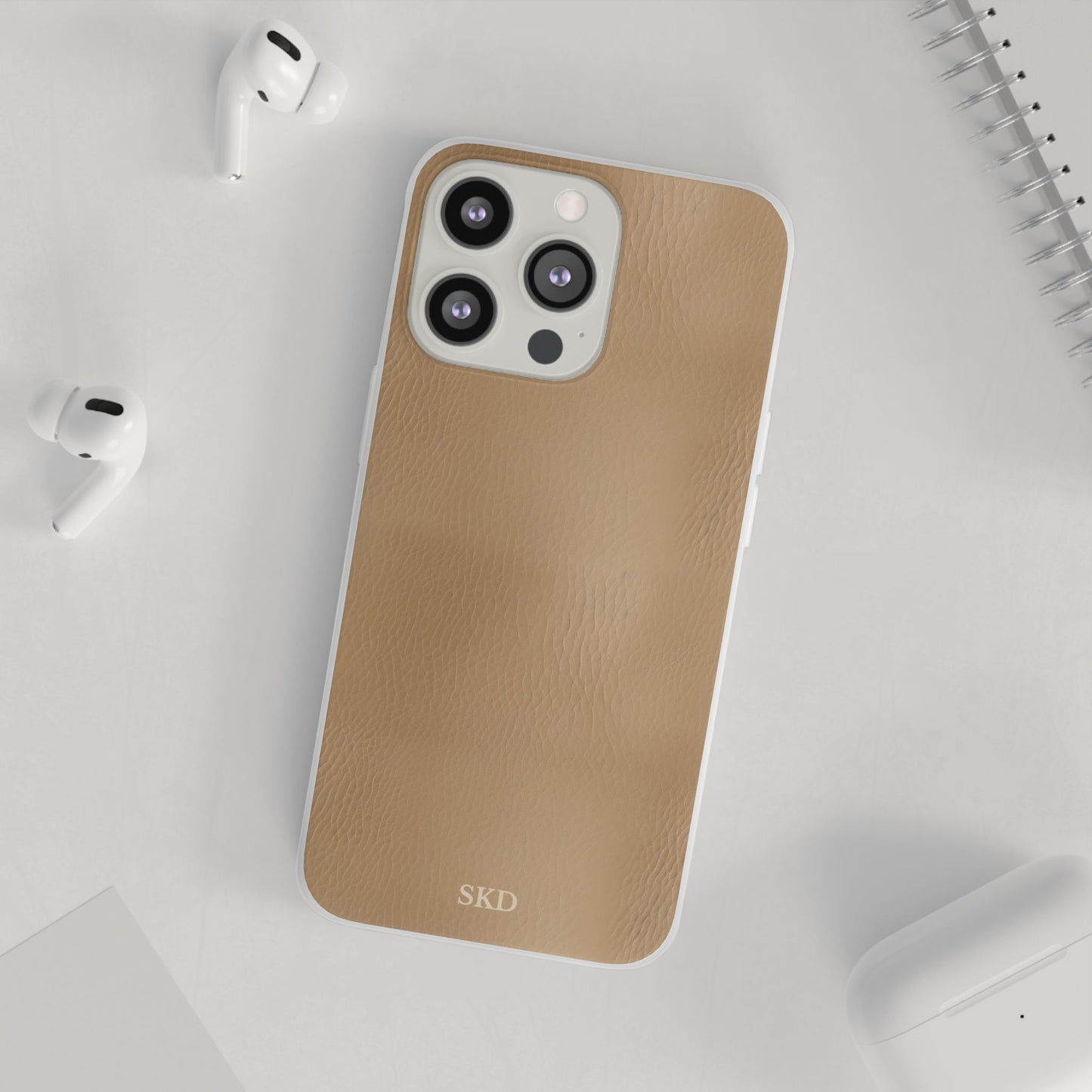 Tawny Reserve | Tan Faux Leather iPhone Case | Timeless Protection with Elevated Style