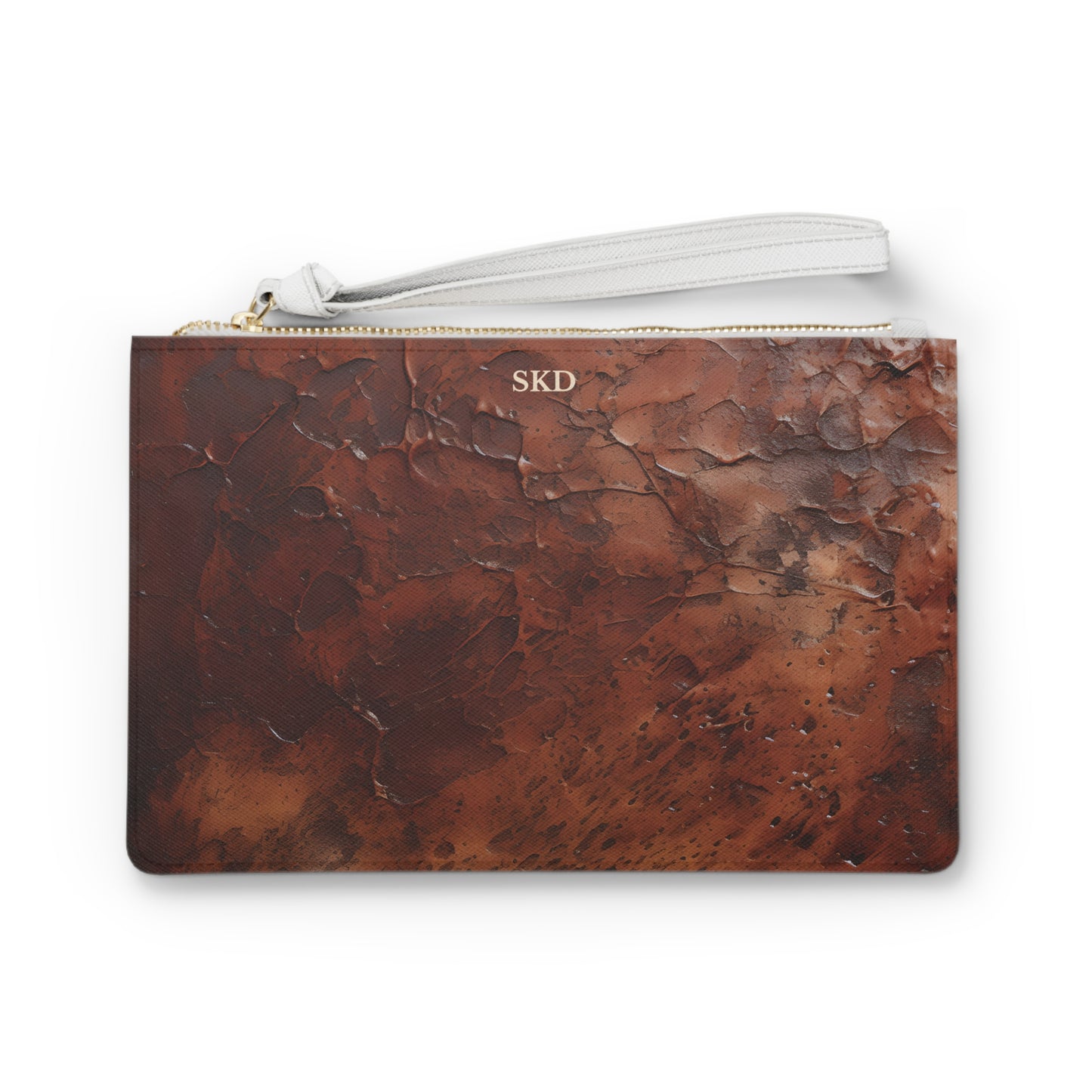 Collector's Vault: Monarch Dynasty | Deep Earth Patina Clutch Bag | Regal Statement for Distinctive Taste