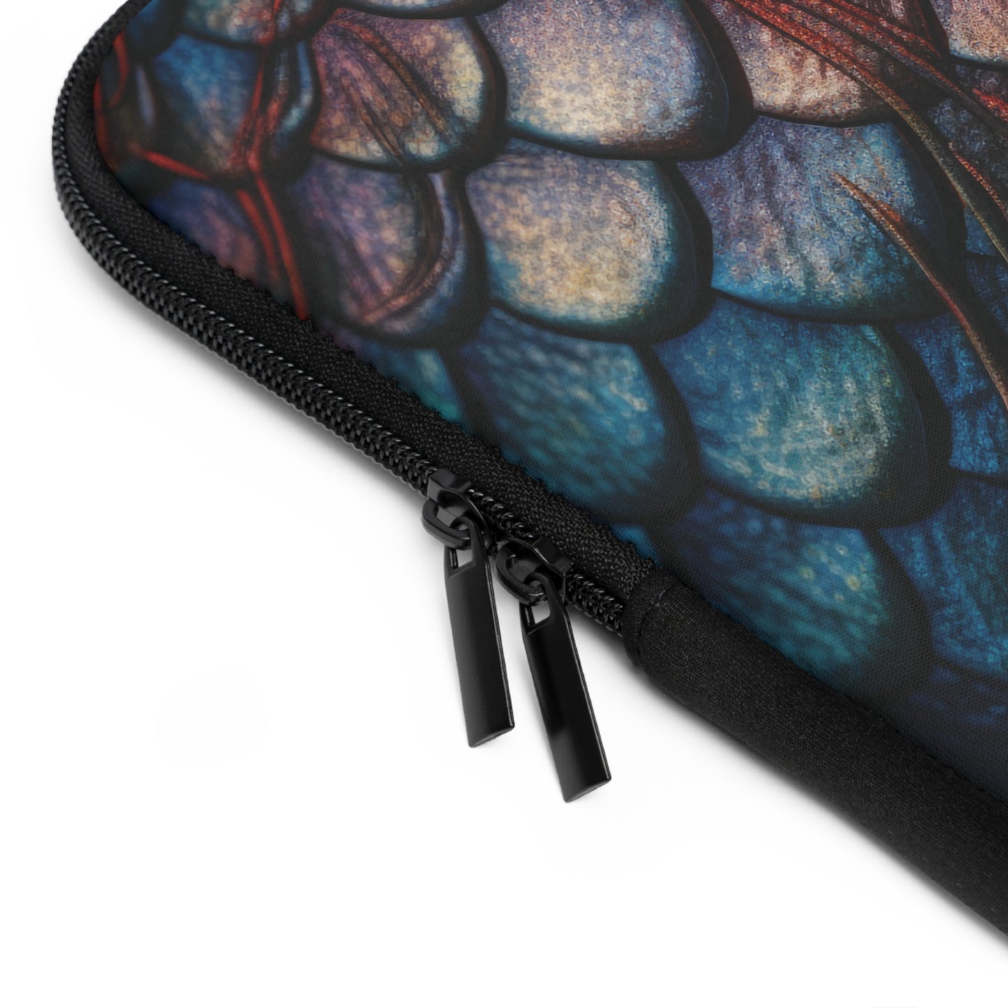 LIMITED EDITION: Enchanting Mystique | Luxurious Multi-Color Dragon Scale Laptop Sleeve | Protective Case for Showpiece Collectors
