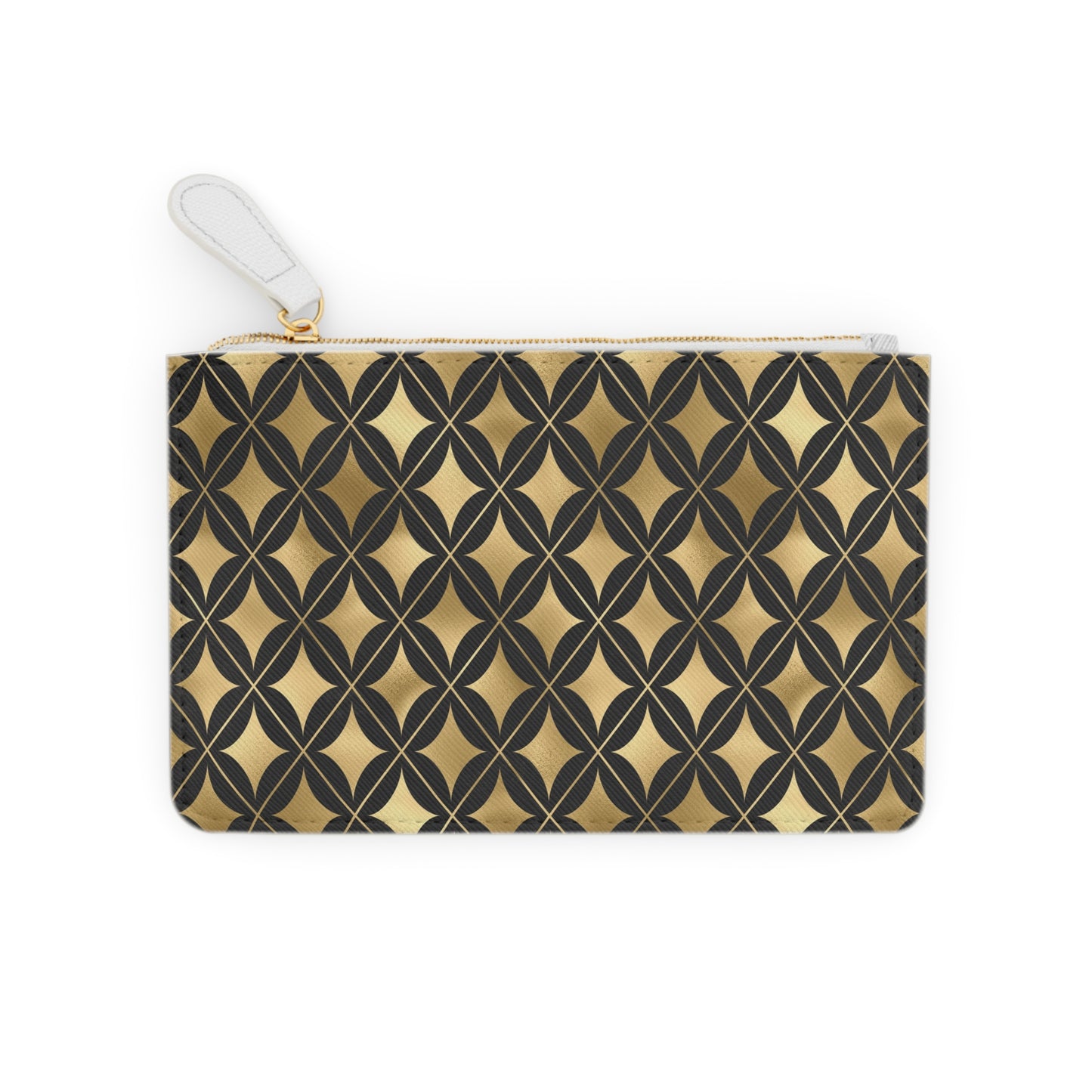 Collector's Vault: Prestige Legacy | Black & Gold Diamond Mini Clutch Bag | Luxurious and Enduring Gift for Sophisticated Ladies