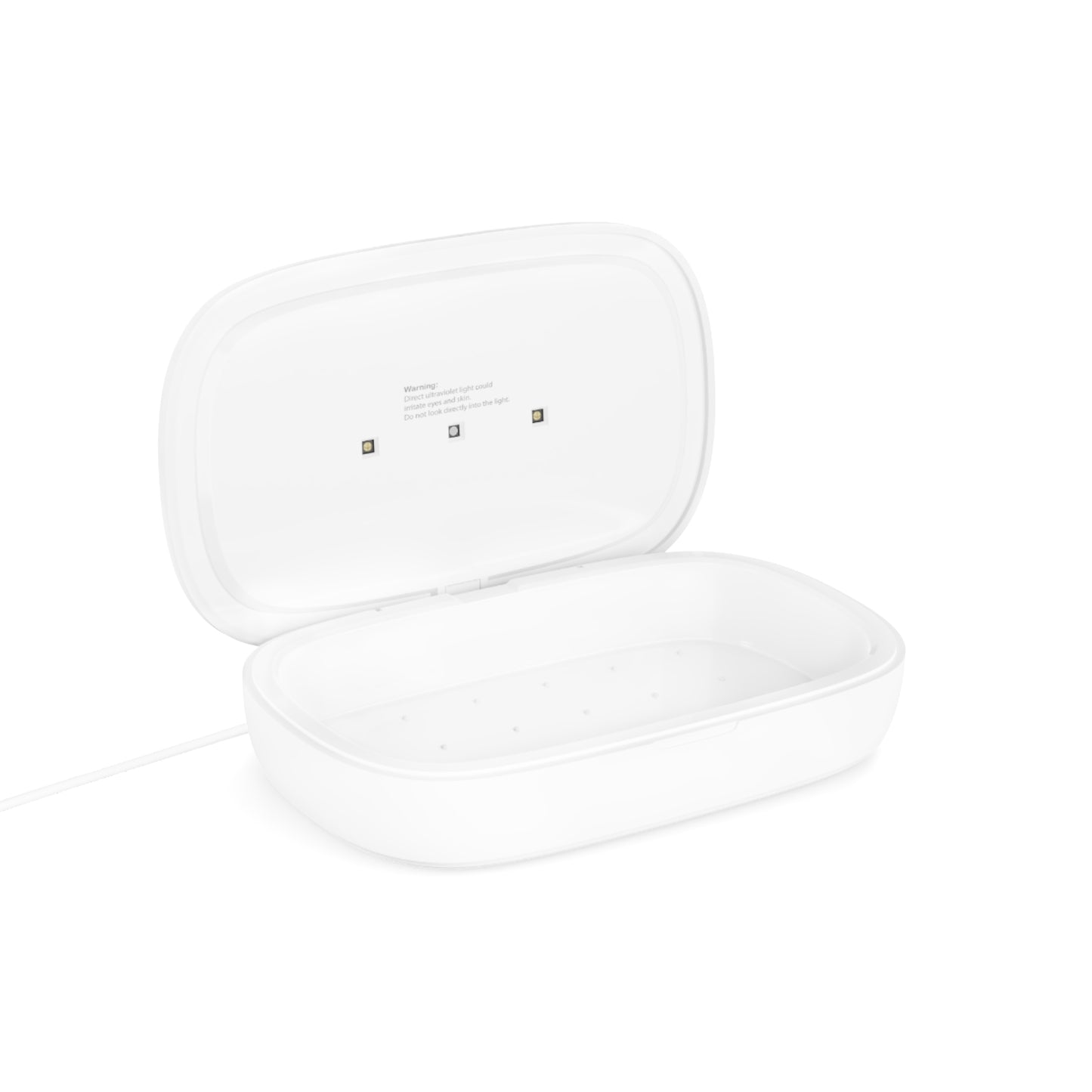 Tawny Reserve | Tan Faux Leather UV Phone Sanitizer & Wireless Charging Pad | Kills 99% of Germs, Fits Phones, Keys & Jewelry