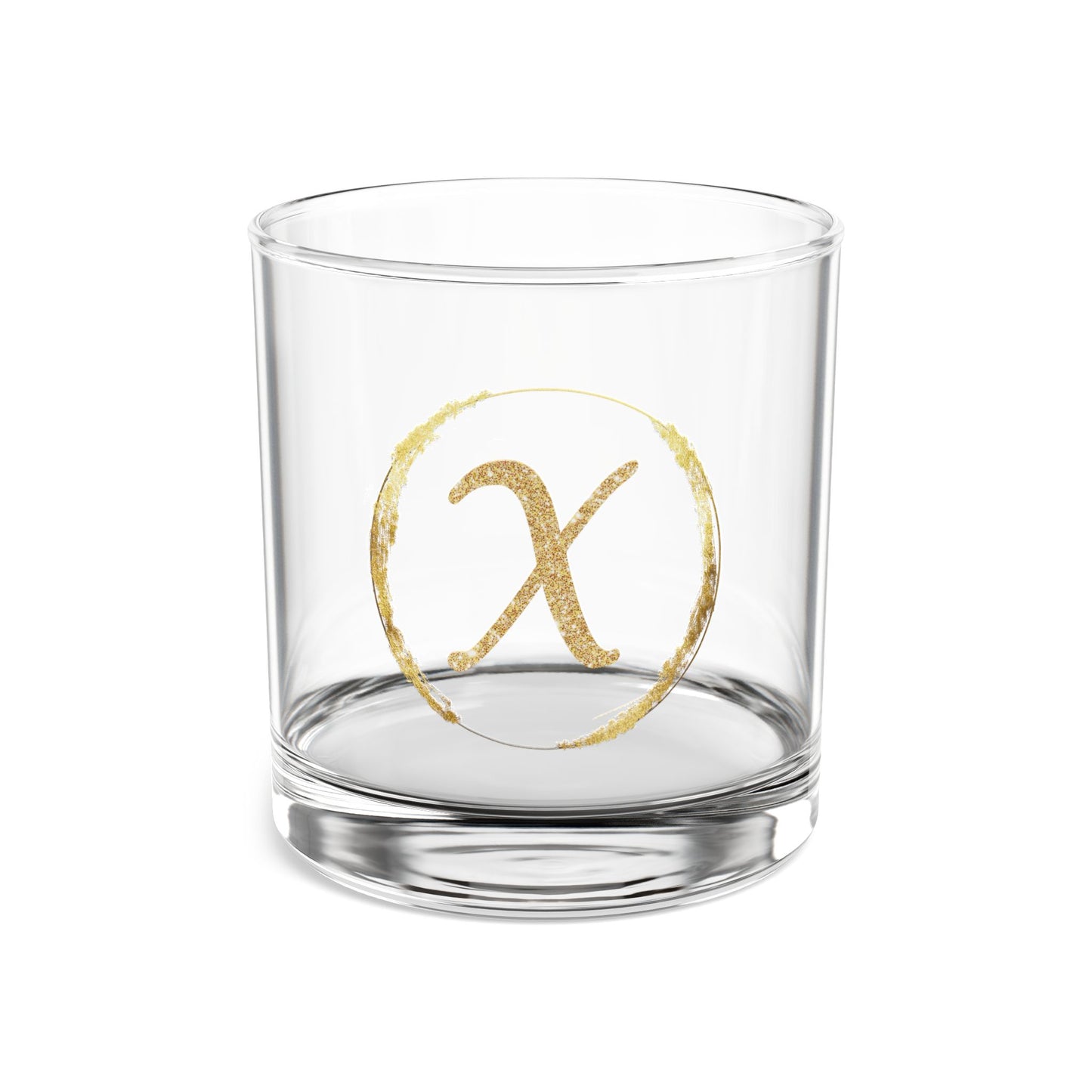 Letter X | 10oz Rocks Glass - Durable, BPA-Free, Made in the USA