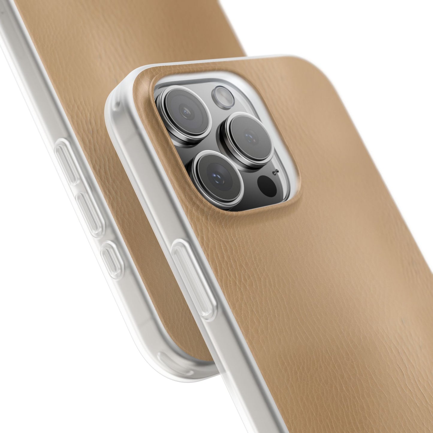 Tawny Reserve | Tan Faux Leather iPhone Case | Timeless Protection with Elevated Style