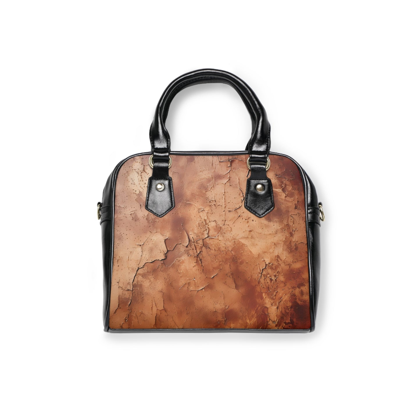 Core Collection: Heritage Luxe | Cognac Brown Faux Leather Handbag | Timeless for the Sophisticated Collector