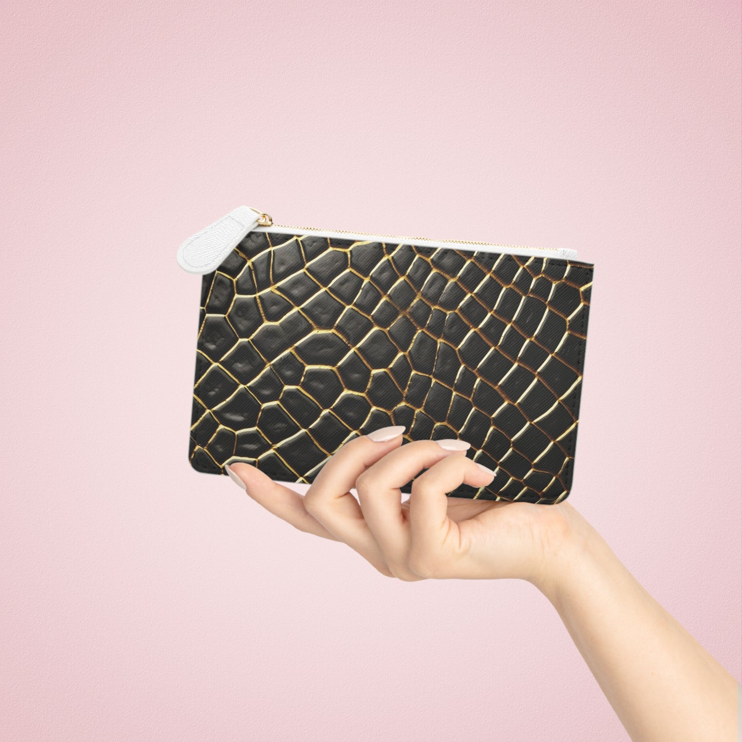 LIMITED EDITION: Obsidian Venom | Striking Black & Gold Mini Clutch Bag | Striking Statement Piece for Bold & Elegant Women