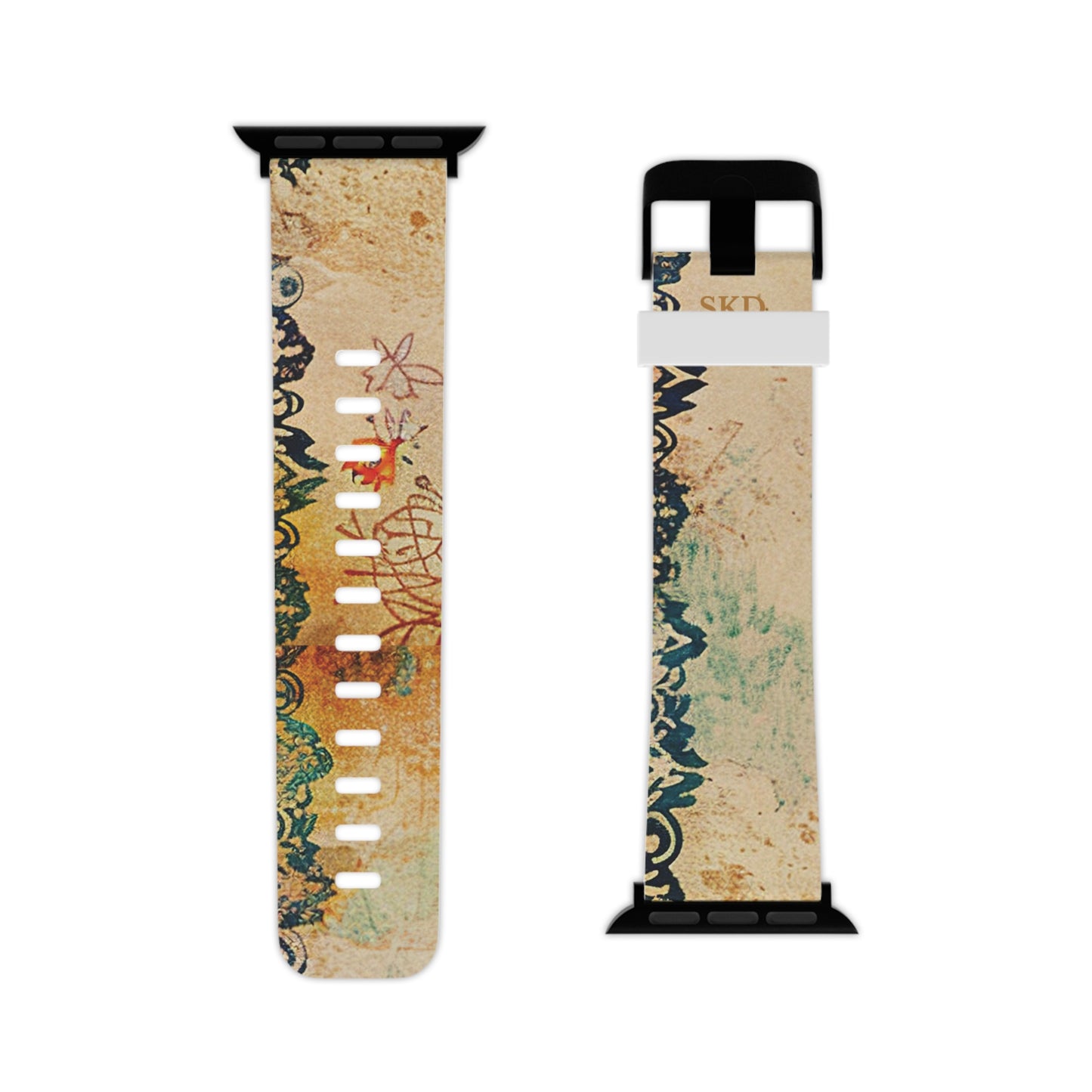 LIMITED EDITION: Timeless Tapestry | Digital Couture Vintage Floral Apple Watch Band | Adjustable Strap, Sweat-Resistant & Compatible with All Series