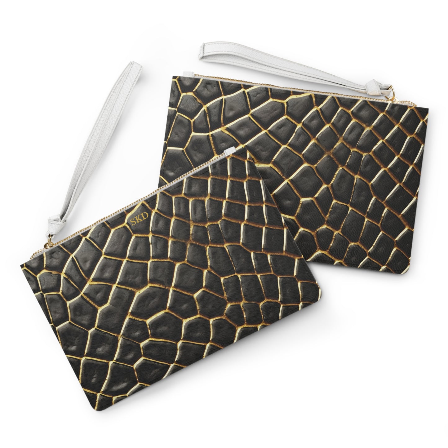 LIMITED EDITION: Obsidian Venom | Striking Black & Gold Clutch Bag | Striking Statement Piece for Bold & Elegant Women