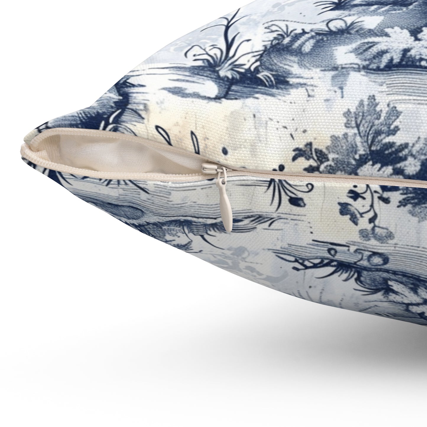 French Chateau Custom Spun Polyester Square Pillow – Stylish Double-Sided Home Décor Accent for a Personalized Touch