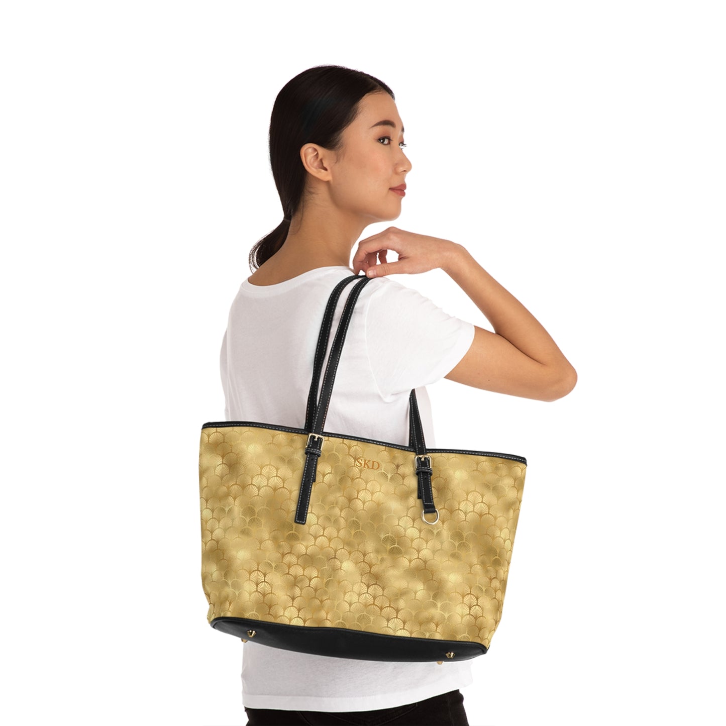 Collector's Vault: Gold Horizon | Metallic Gold Smooth Shoulder Bag | Sunlit Glamour for Every Celebration